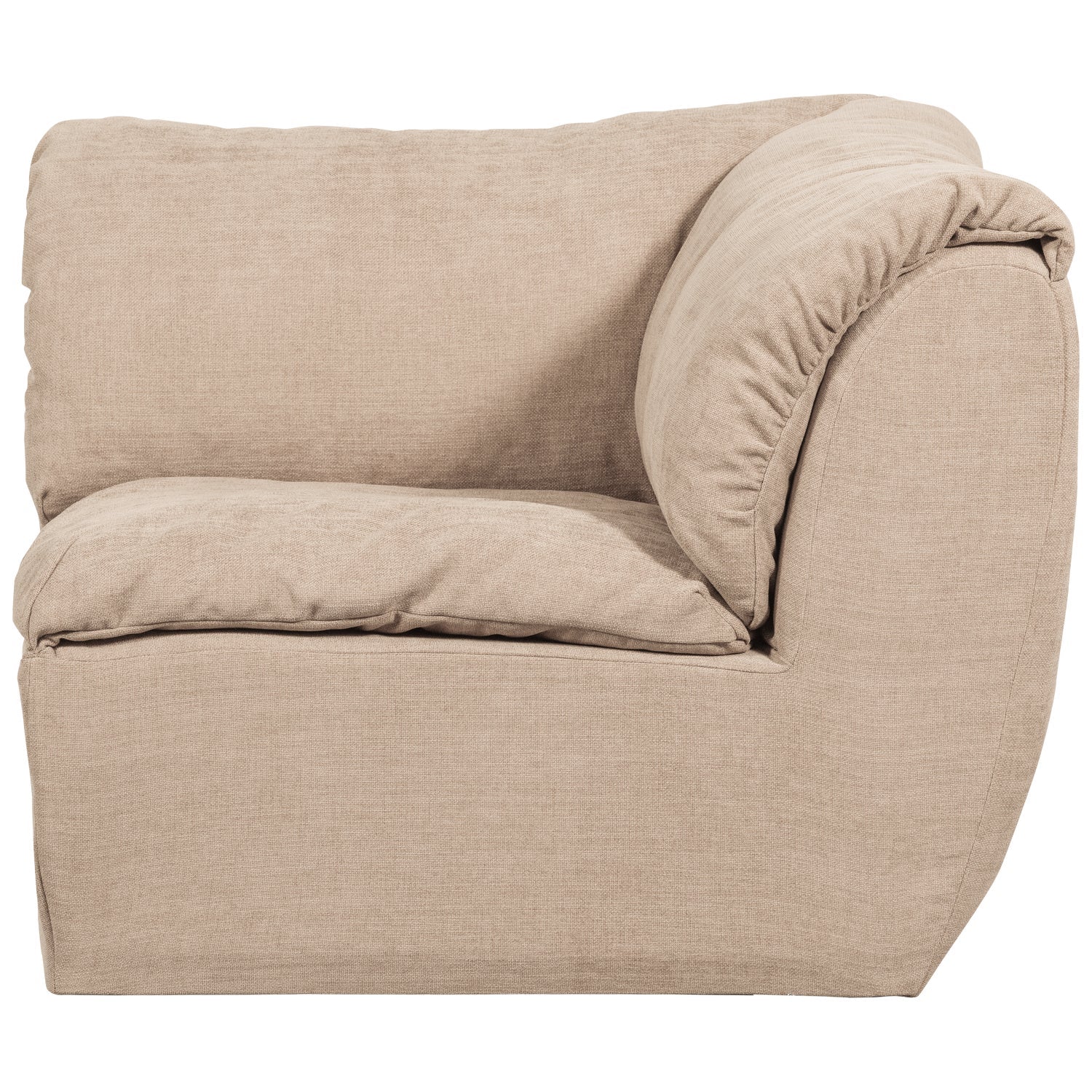 Sofa modułowa BAGGY - element narożny piaskowy - Image 3
