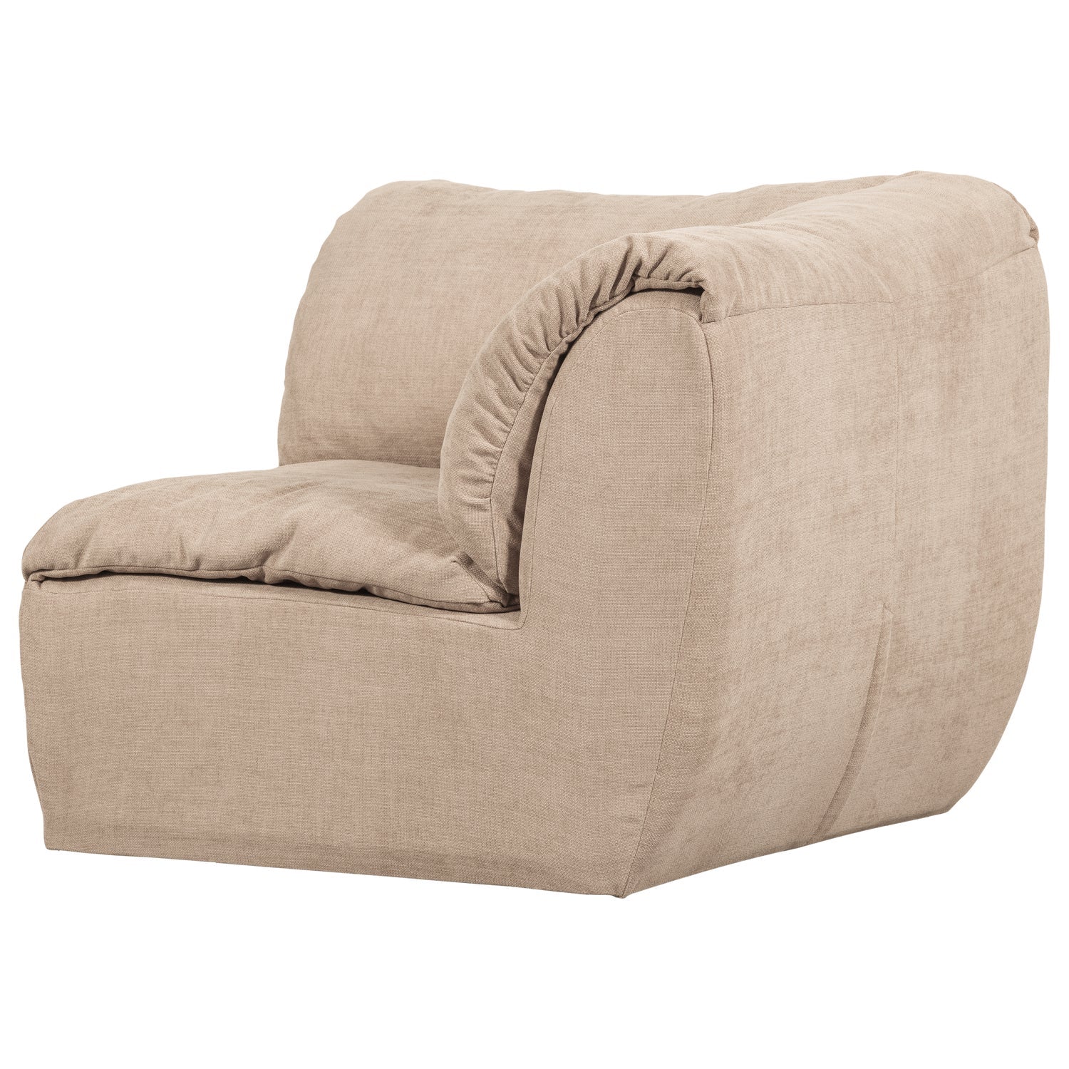 Sofa modułowa BAGGY - element narożny piaskowy - Image 4
