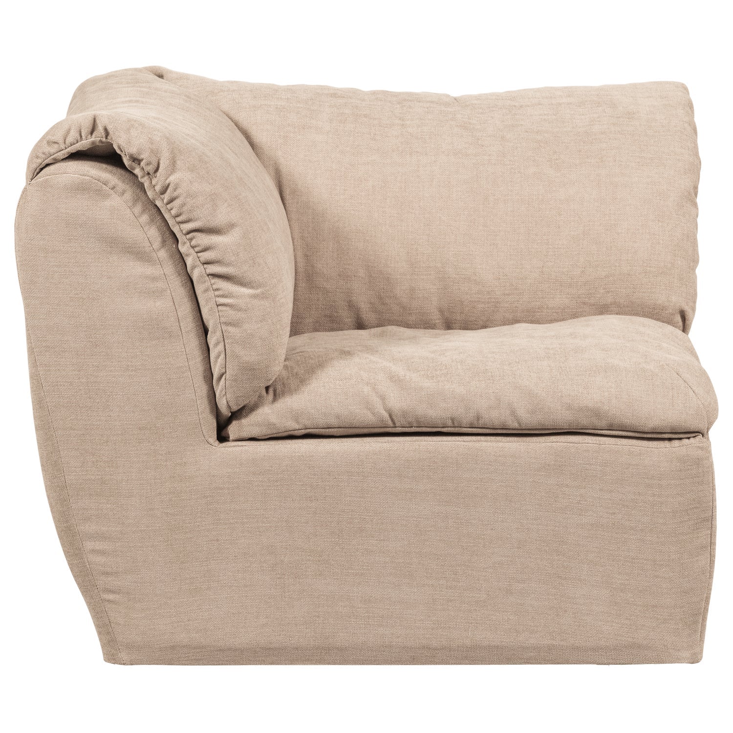 Sofa modułowa BAGGY - element narożny piaskowy - Image 5