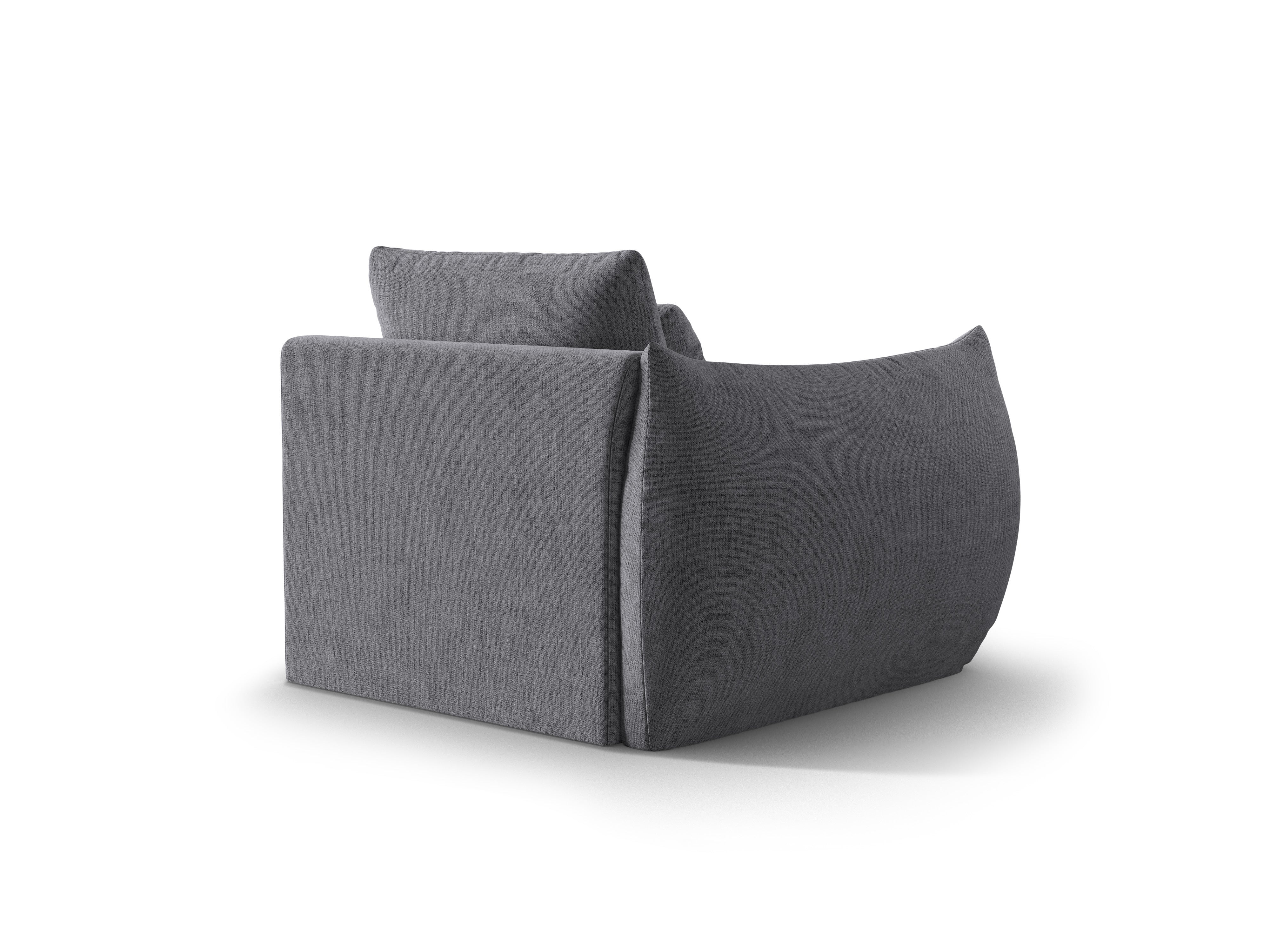 Sofa modułowa BLOOM - element lewostronny szary szenil - Image 5