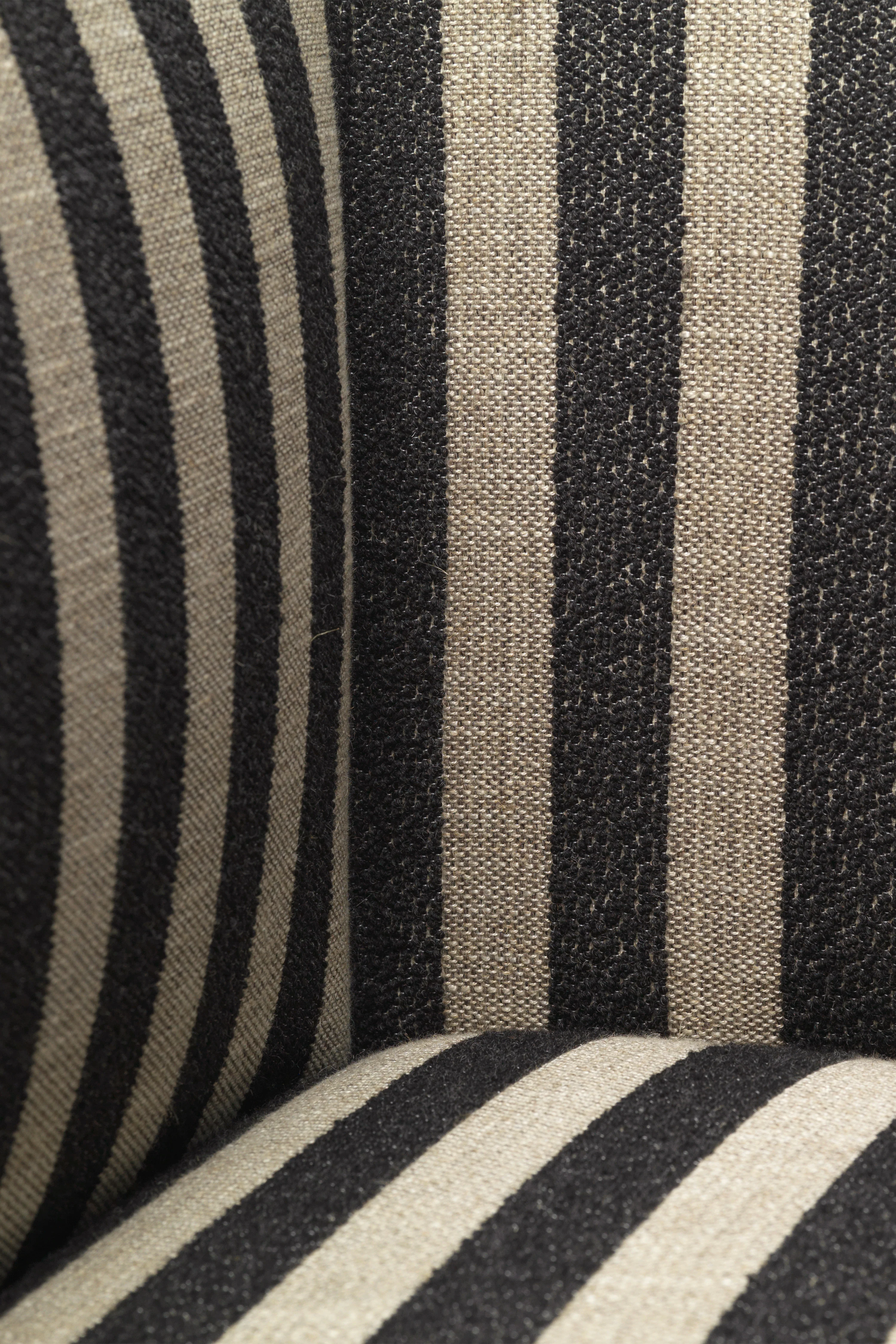 Sofa modułowa CATENA Louisiana - element końcowy lewostronny czarny z piaskowym - Image 3