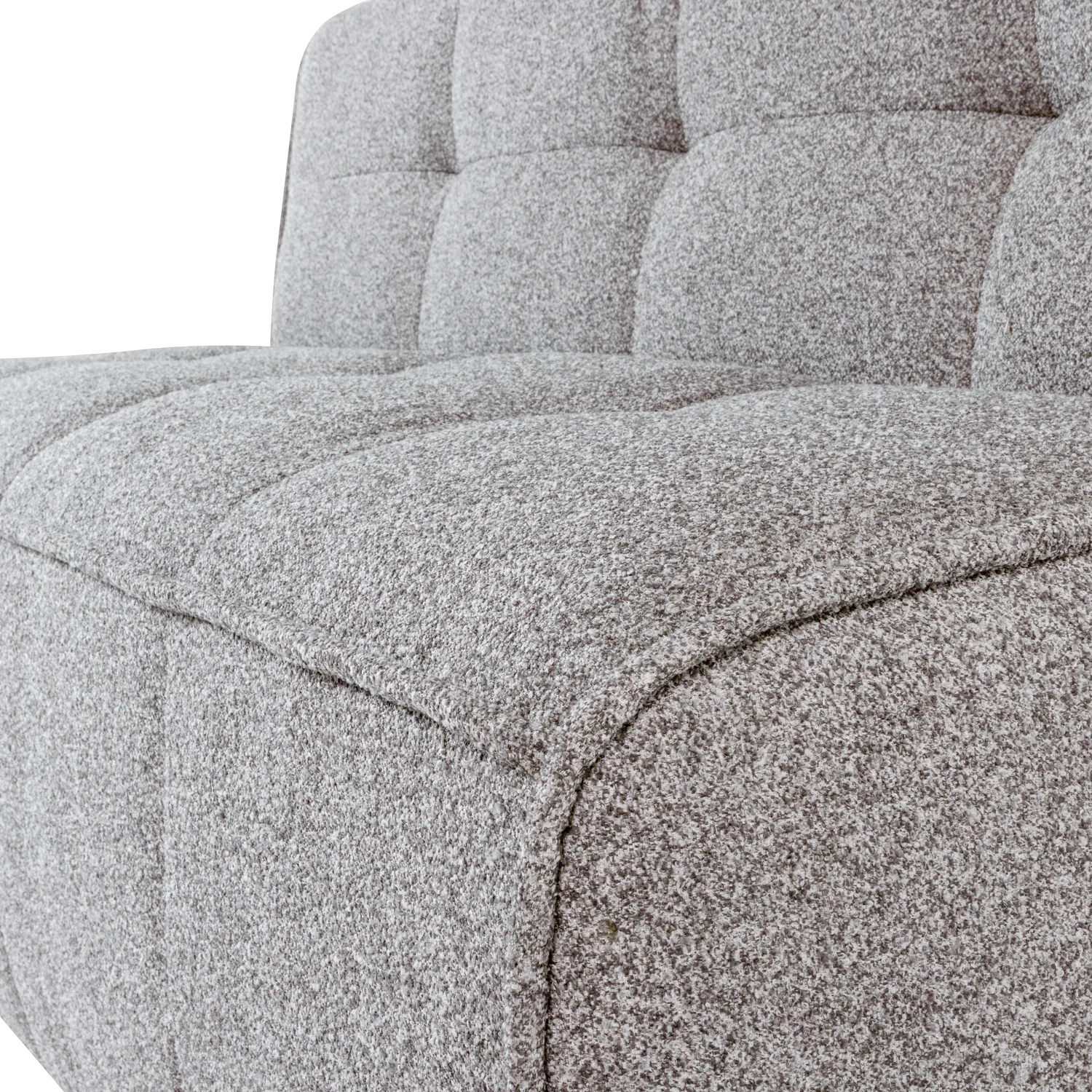 Sofa CLUSTER BENCH - moduł 3-osobowy szary bouclé - Image 2