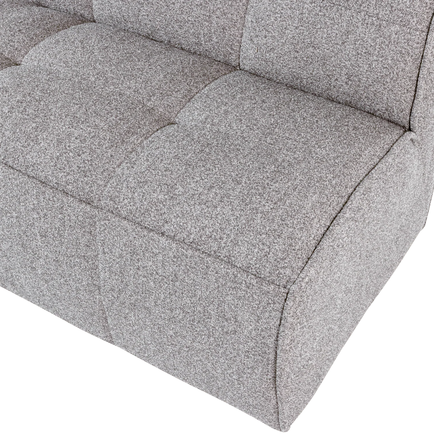 Sofa CLUSTER BENCH - moduł 3-osobowy szary bouclé - Image 5