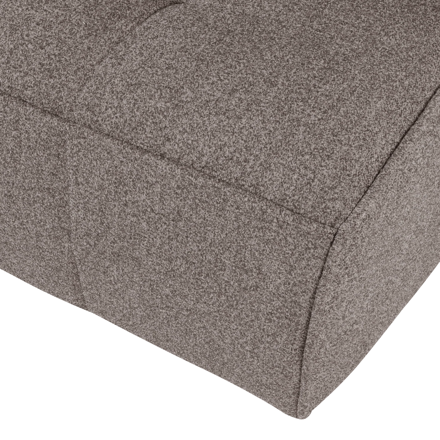 Sofa CLUSTER - moduł 3-osobowy szarobrązowy bouclé - Image 5