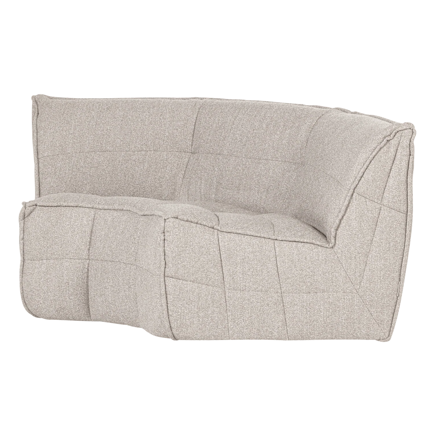 Sofa CLUSTER - moduł narożny piaskowy bouclé - Image 3