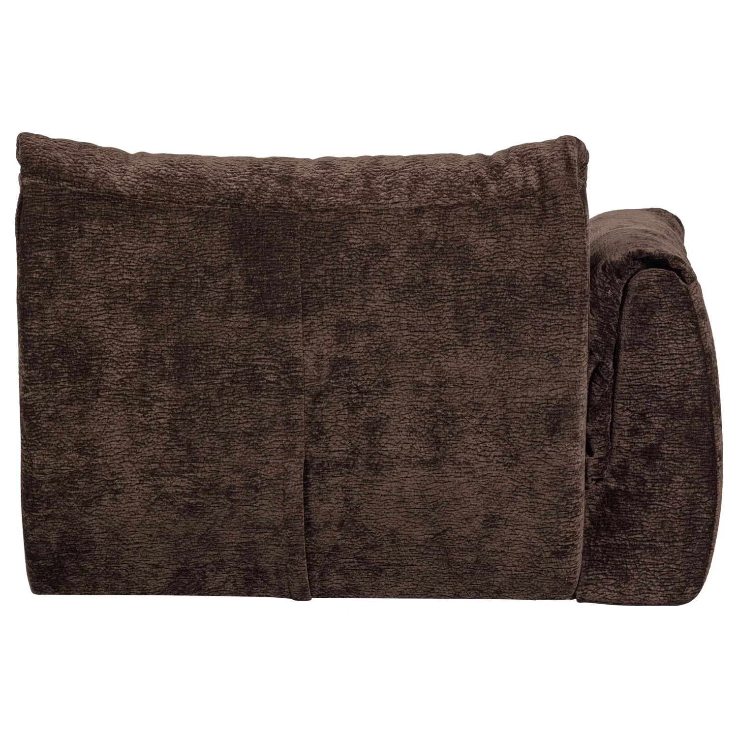 Sofa modułowa BAGGY 3D - element lewostronny ciemnobrązowy - Image 8