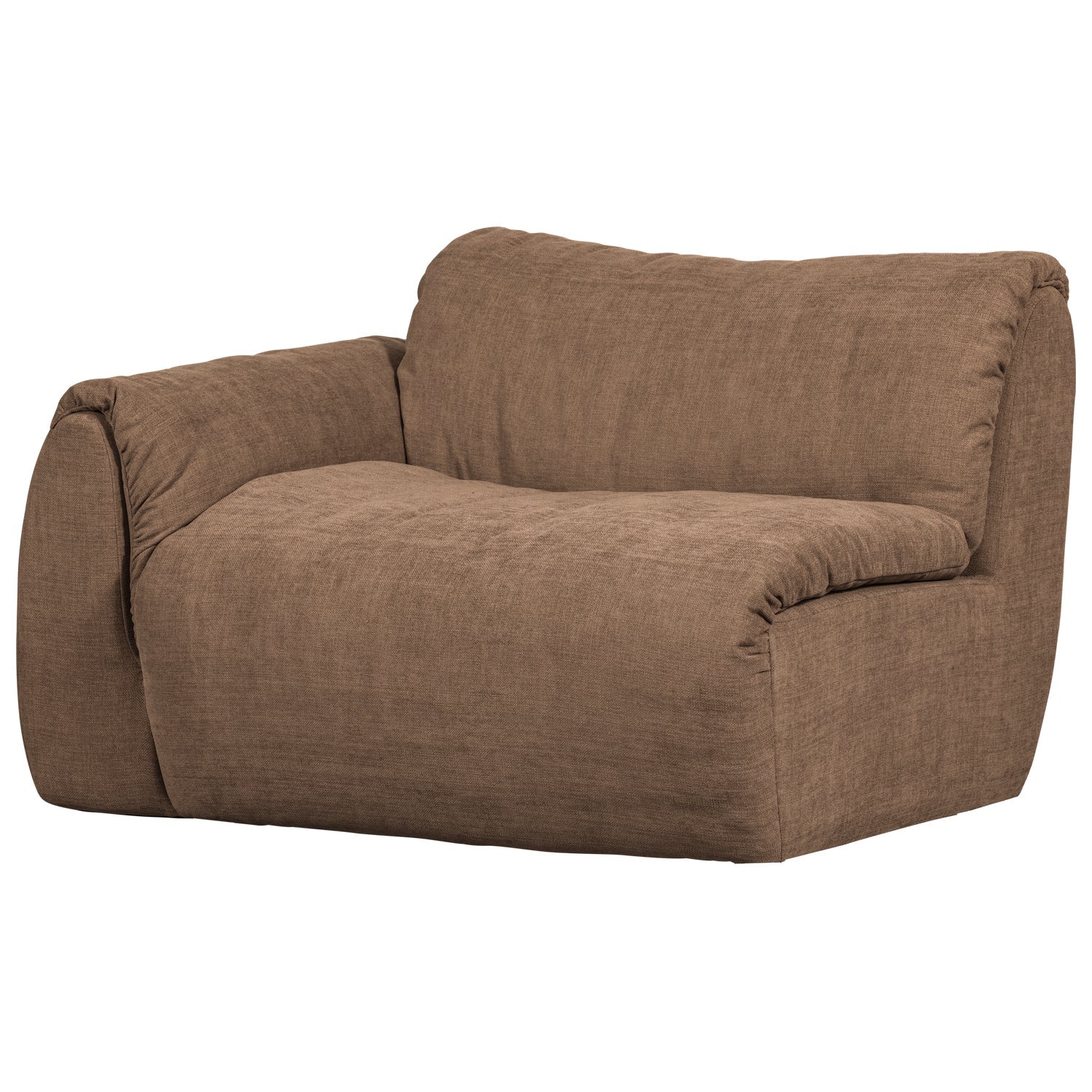 Sofa modułowa BAGGY - element lewostronny brązowy - Image 3