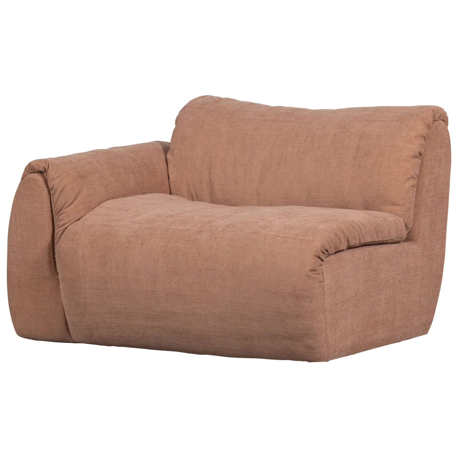 Sofa modułowa BAGGY - element lewostronny różowy - Image 5