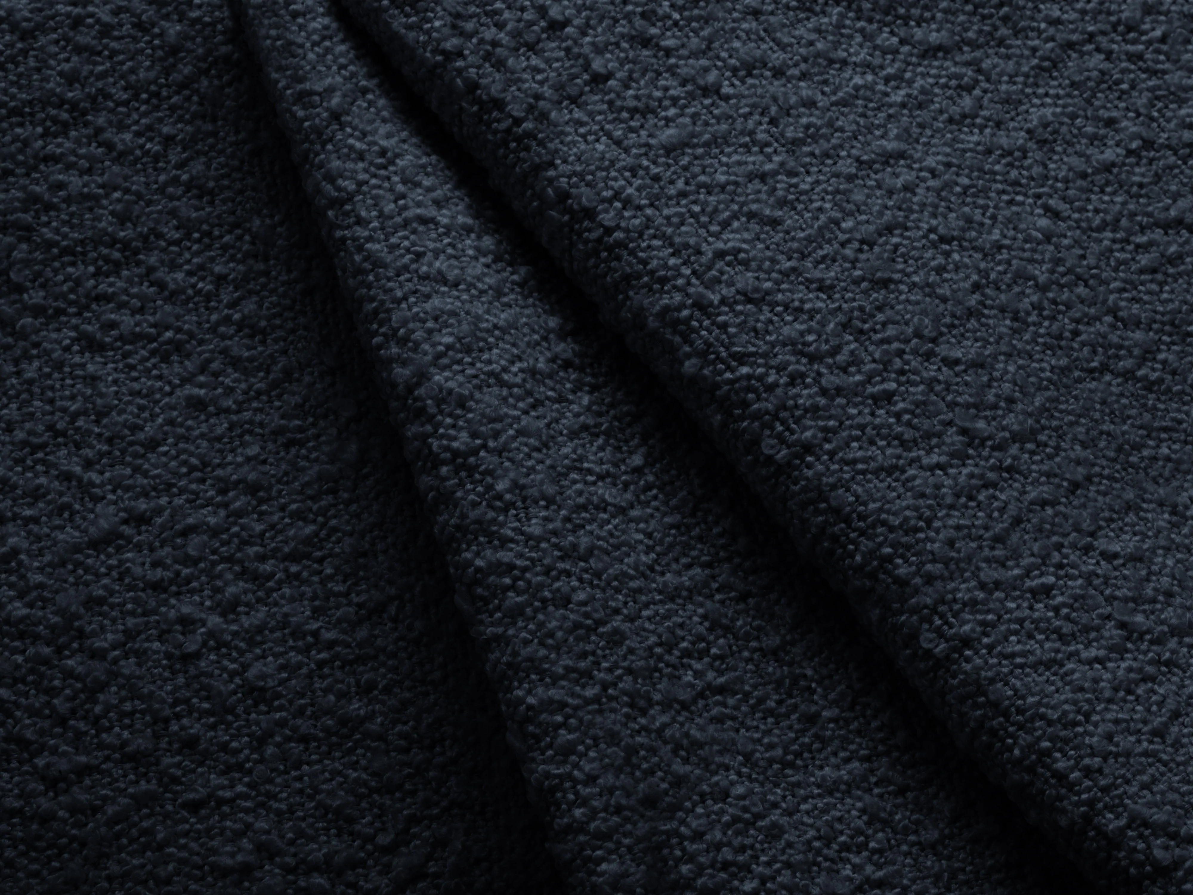 Sofa modułowa MILEY - moduł prawostronny ciemnoniebieski boucle - Image 5