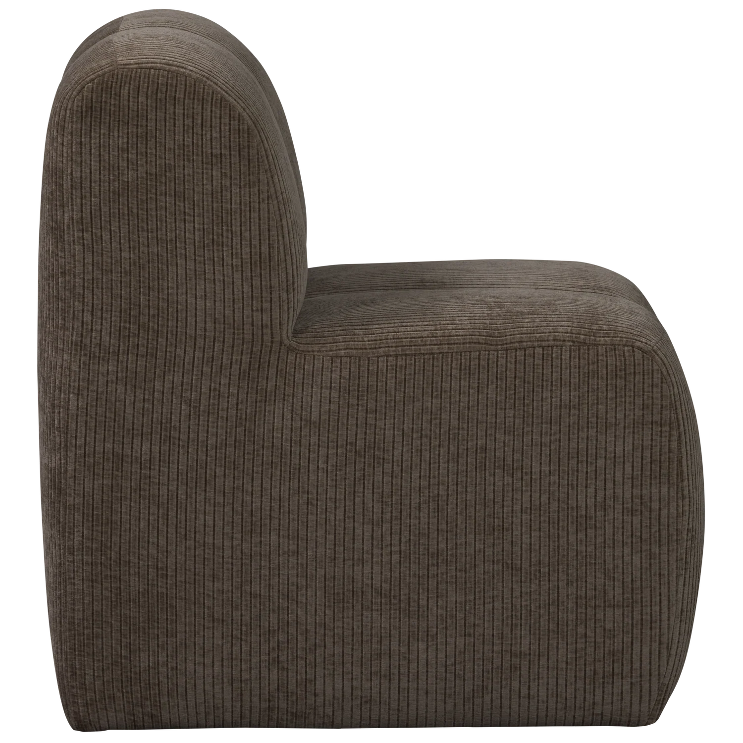 Fotel / moduł MOJO BENCH brązowy sztruks - Image 7