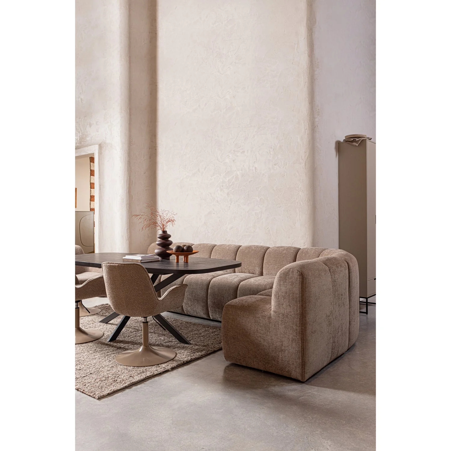Fotel / moduł MOJO BENCH ecru baranek - Image 2