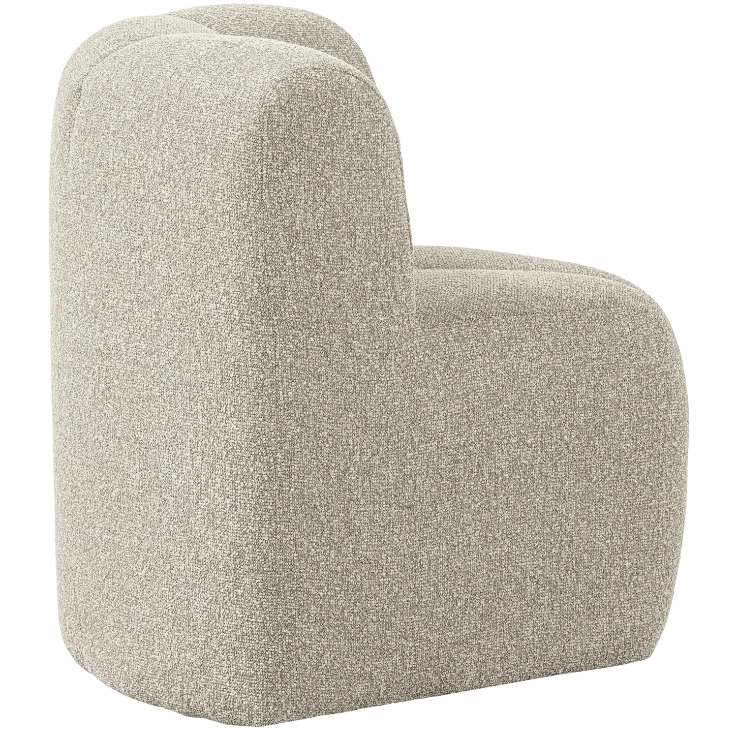 Sofa modułowa MOJO BENCH - element narożny beżowy melanż boucle - Image 7
