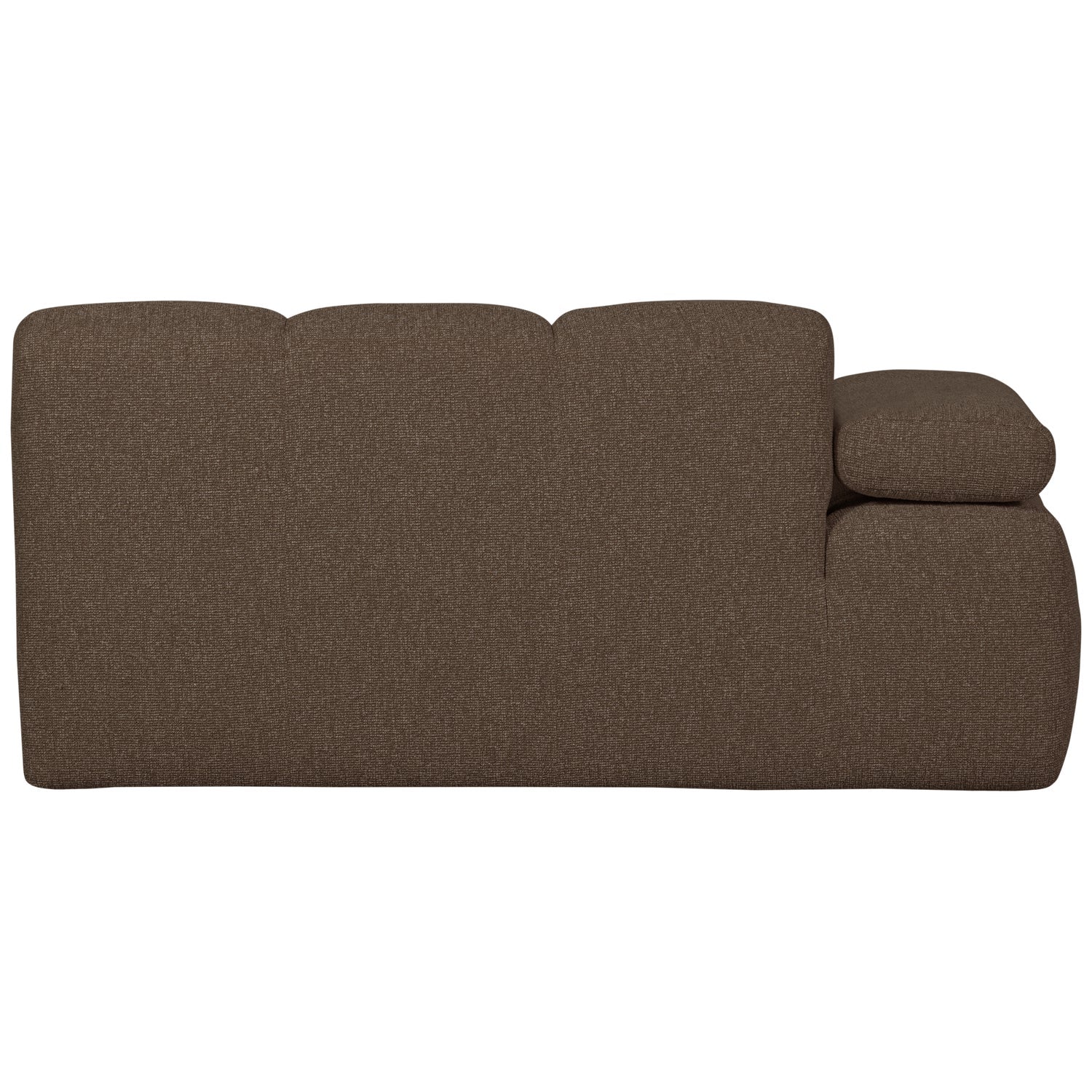 Sofa modułowa MOJO - element 1,5-osobowy lewostronny ciemnobrązowy bouclé - Image 8