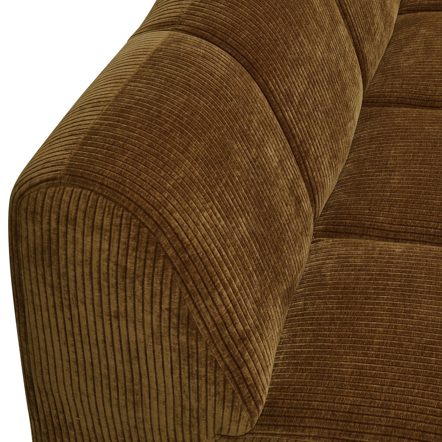 Sofa modułowa MOJO - element 2-osobowy ciemny miodowy sztruks - Image 2