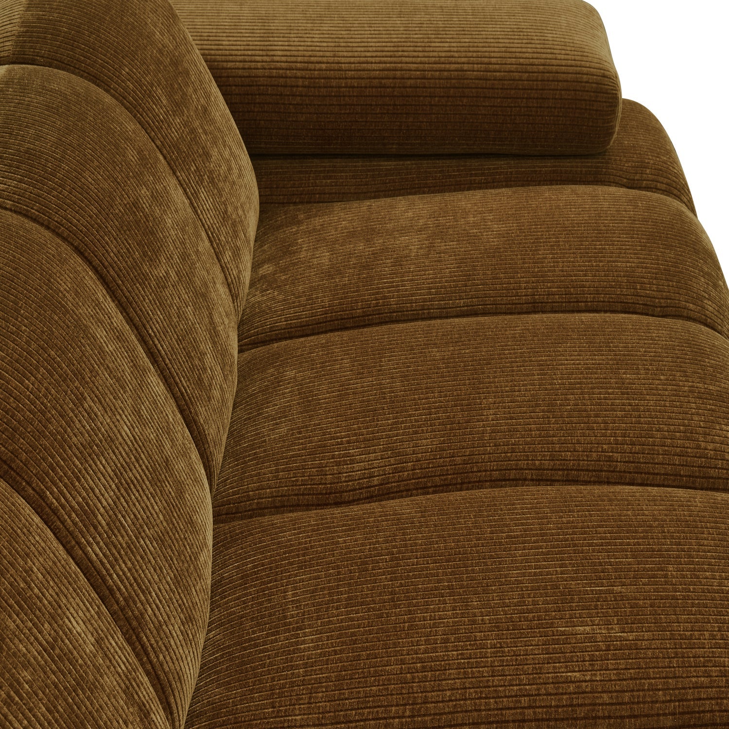 Sofa modułowa MOJO - element 2-osobowy ciemny miodowy sztruks - Image 3
