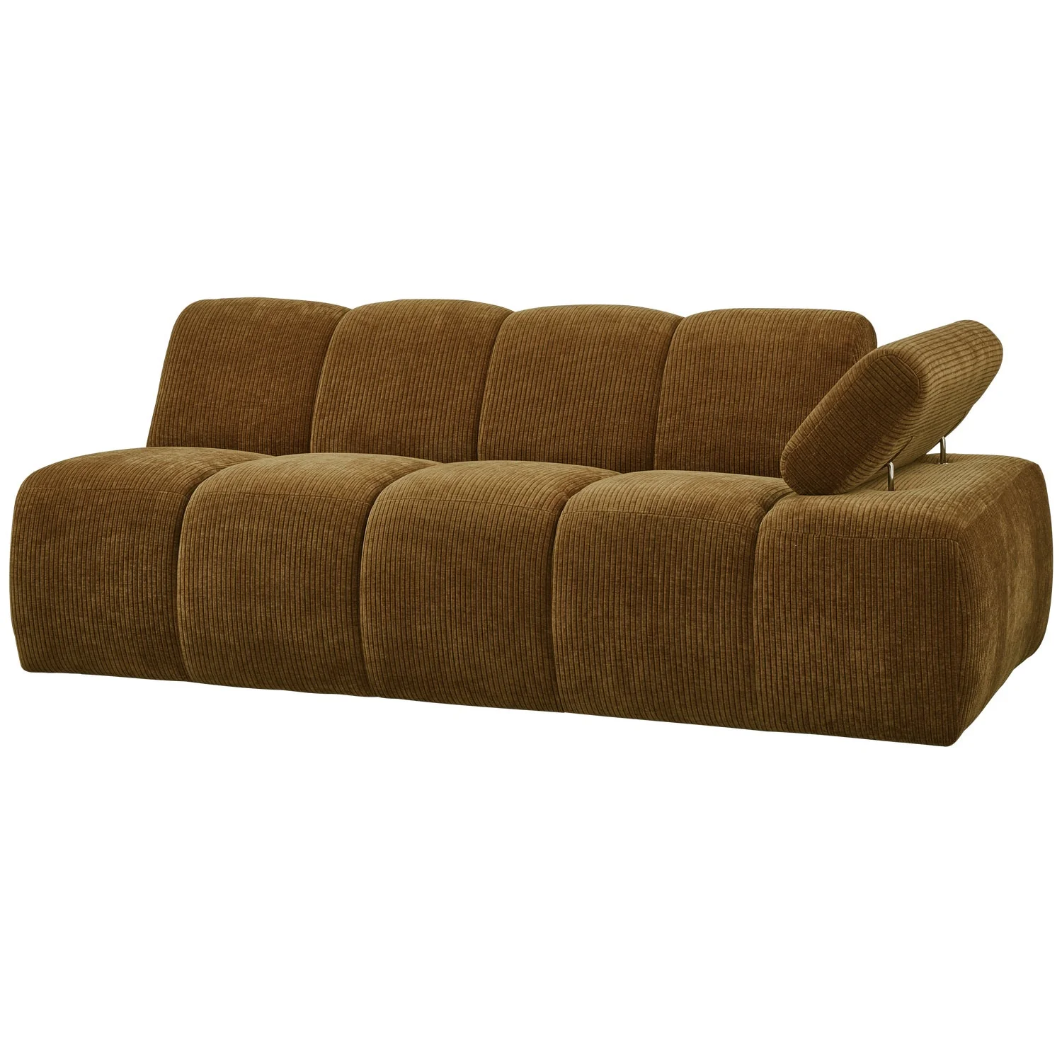 Sofa modułowa MOJO - element 2-osobowy ciemny miodowy sztruks - Image 6