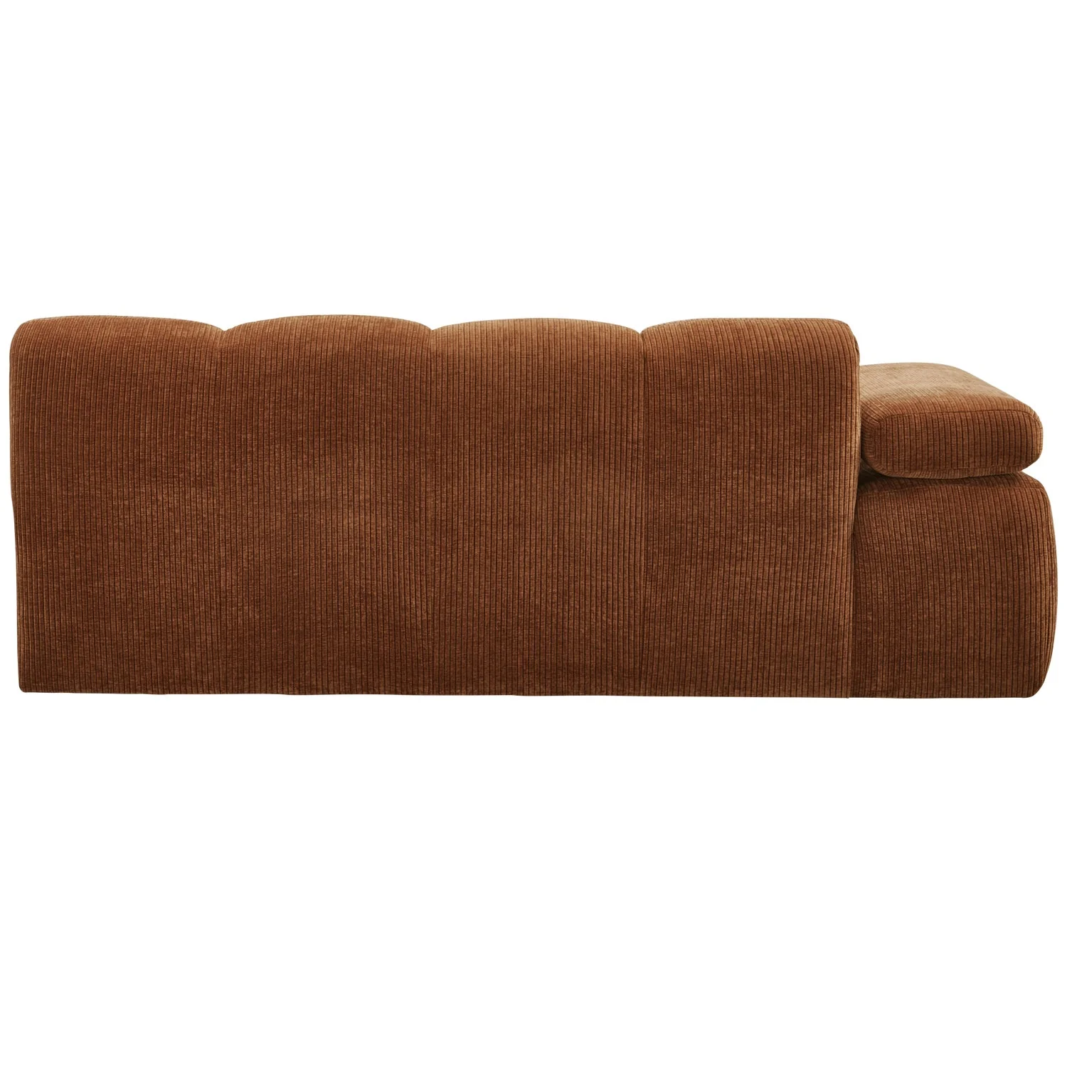 Sofa modułowa MOJO - element 2-osobowy lewostronny rdzawy brązowy sztruks - Image 4