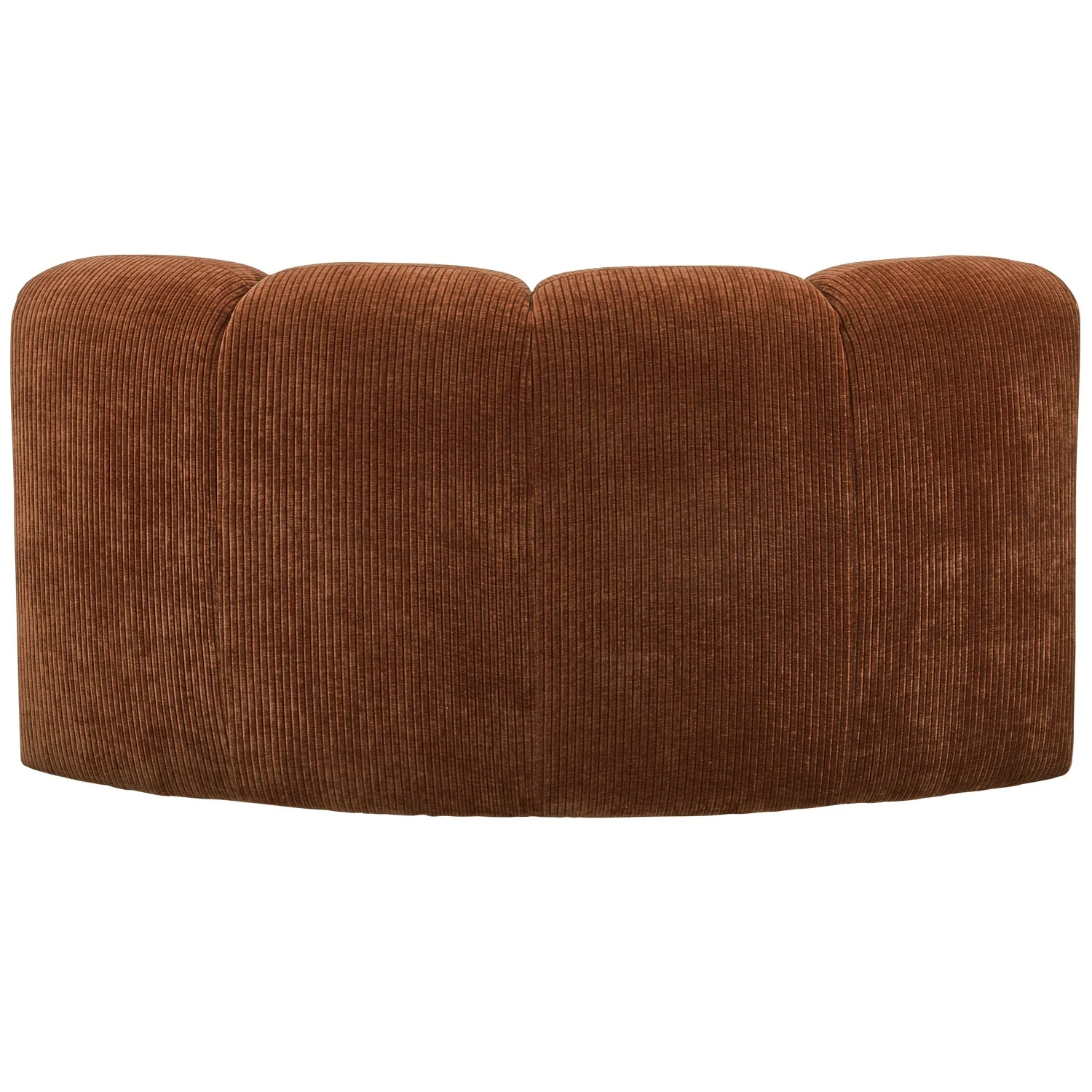 Sofa modułowa MOJO - element narożny rdzawy brązowy sztruks - Image 6