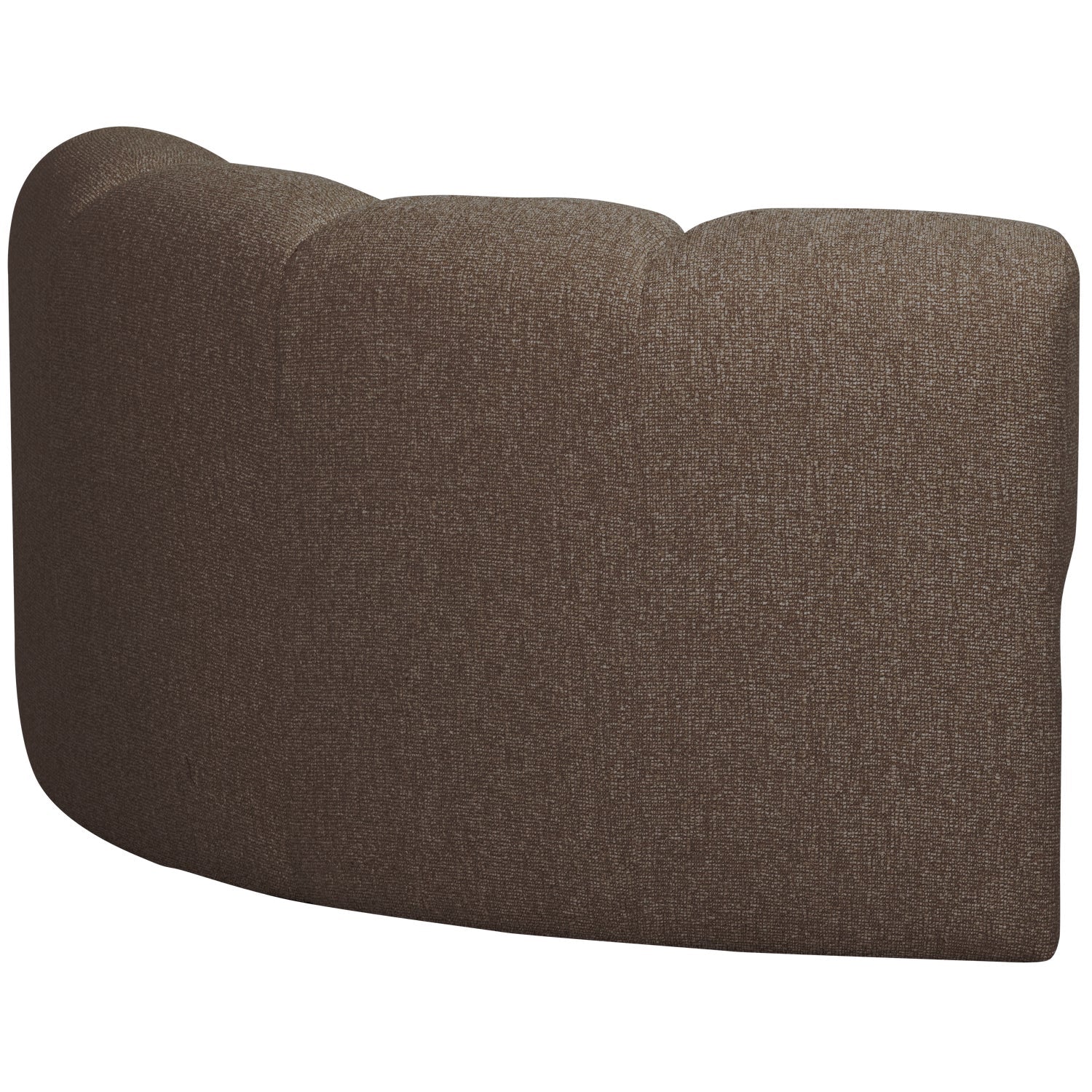 Sofa modułowa MOJO - element narożny ciemnobrązowy bouclé - Image 5