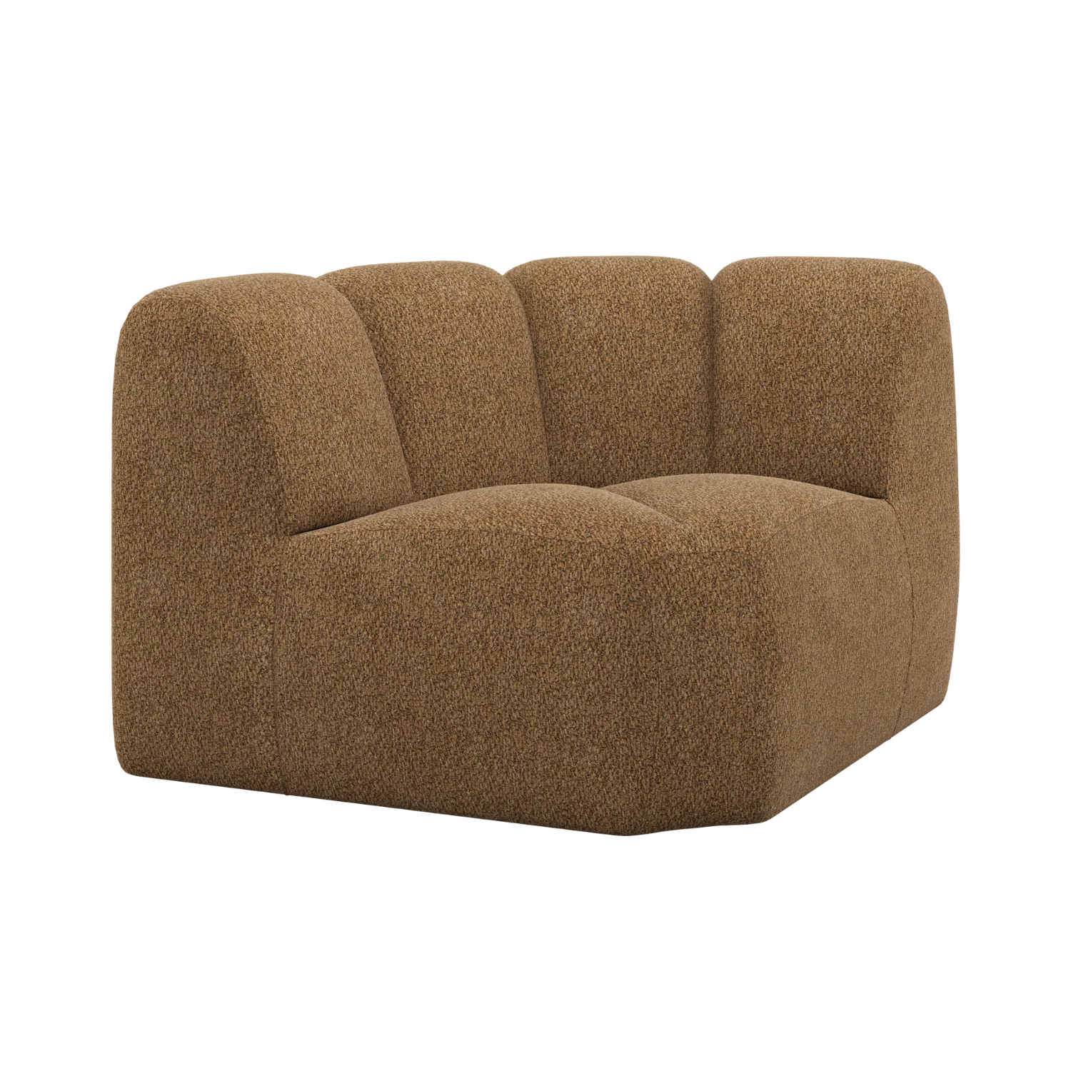 Sofa modułowa MOJO - element narożny miodowy baranek