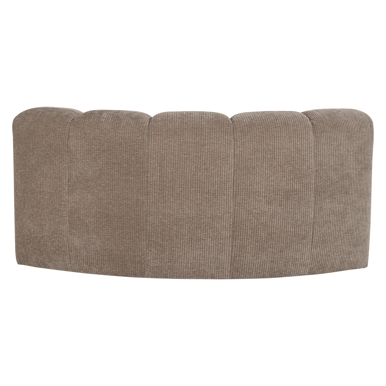 Sofa modułowa MOJO BENCH - element narożny półokrągły beżowy sztruks - Image 4