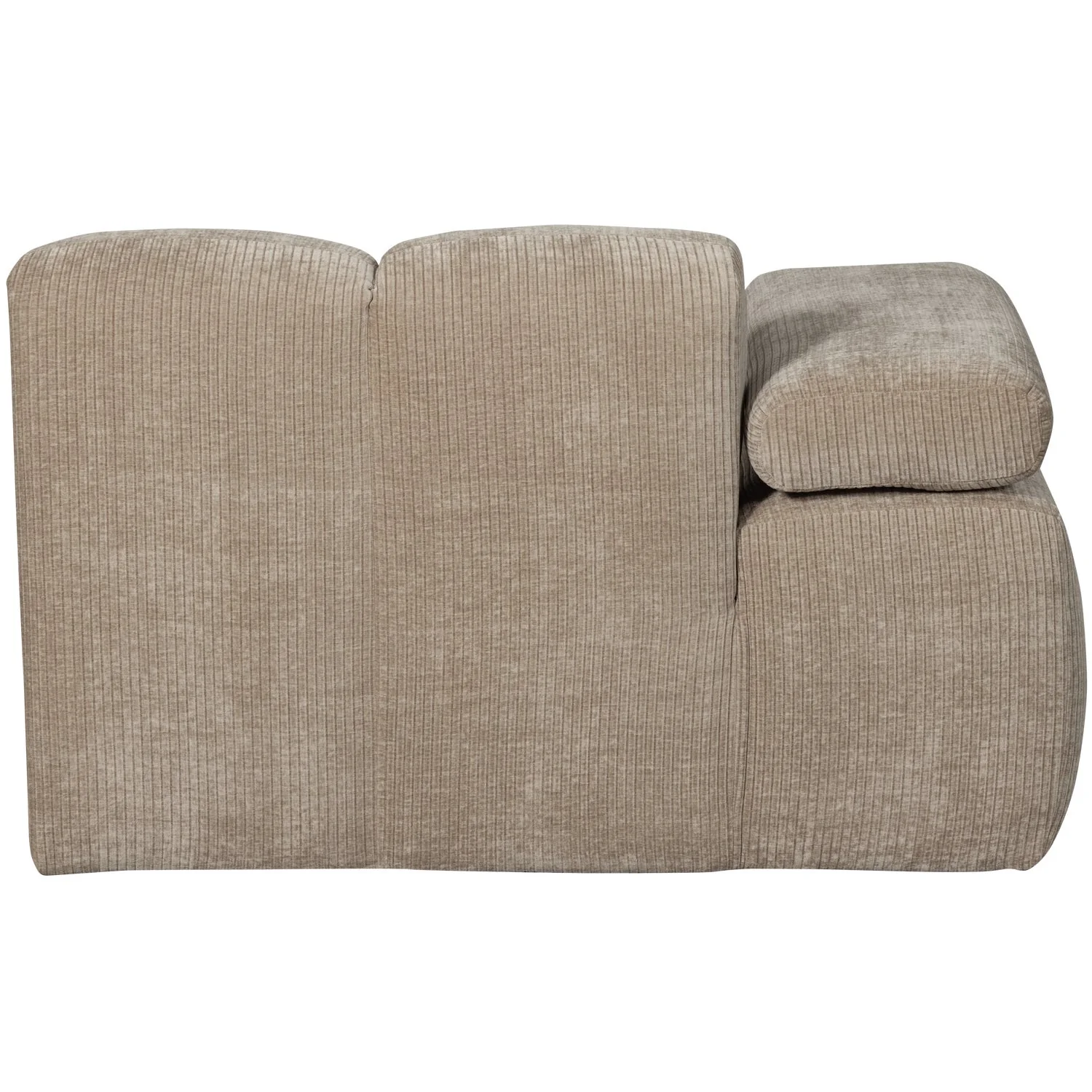 Sofa modułowa MOJO - szezlong lewostronny ciemny piaskowy sztruks - Image 9