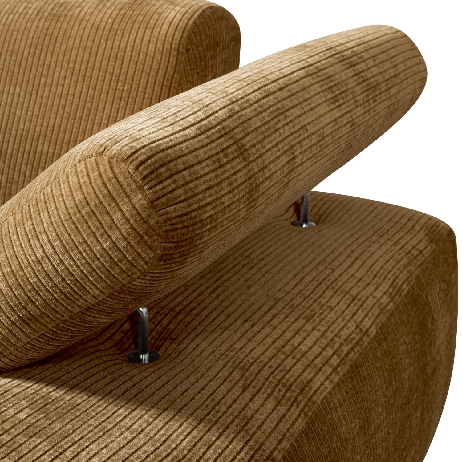 Sofa modułowa MOJO - szezlong prawostronny ciemny miodowy sztruks - Image 3
