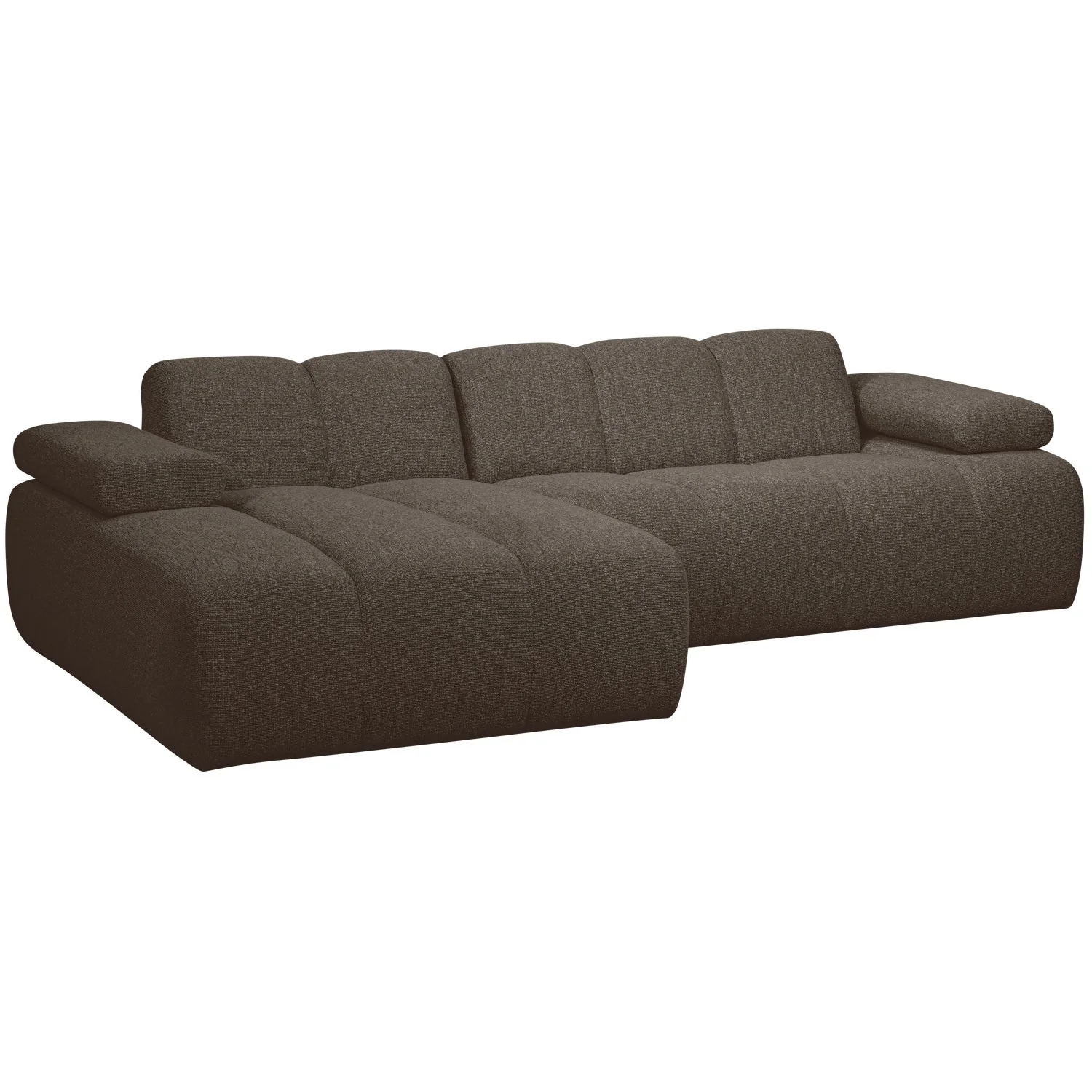 Narożnik modułowy lewostronny MOJO ciemnobrązowy bouclé - Image 8