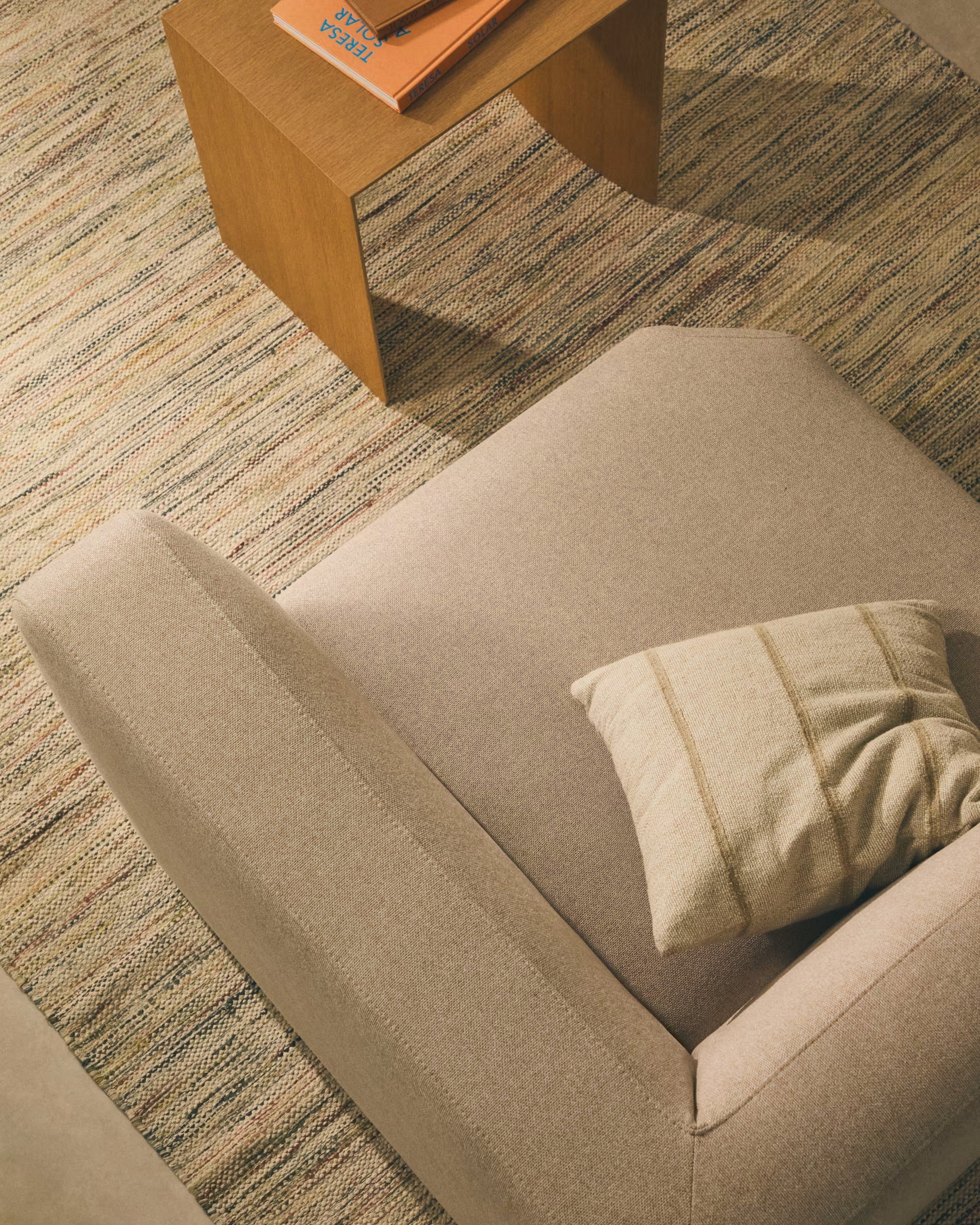 Sofa modułowa NEOM - moduł narożny beżowy - Image 2