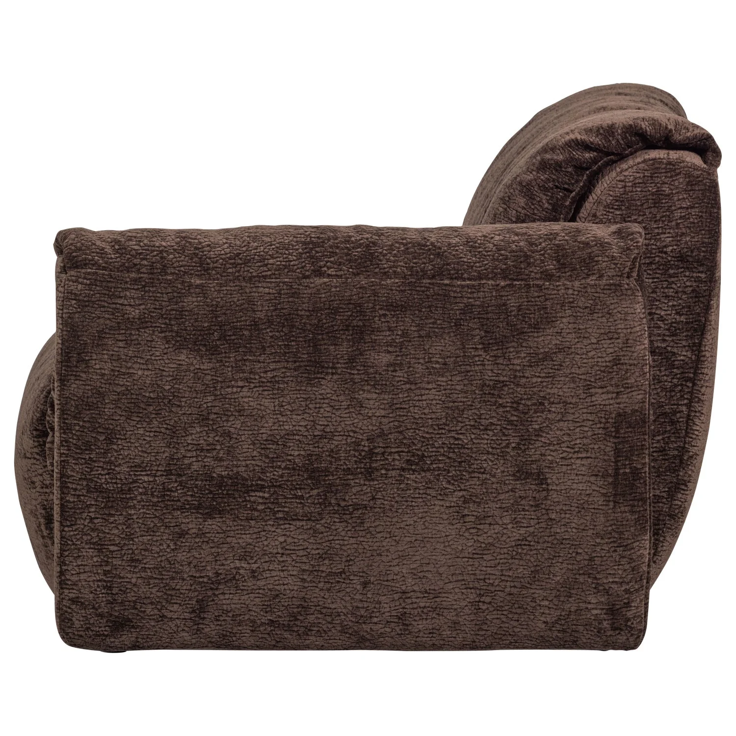 Sofa modułowa BAGGY 3D - element prawostronny ciemnobrązowy - Image 6