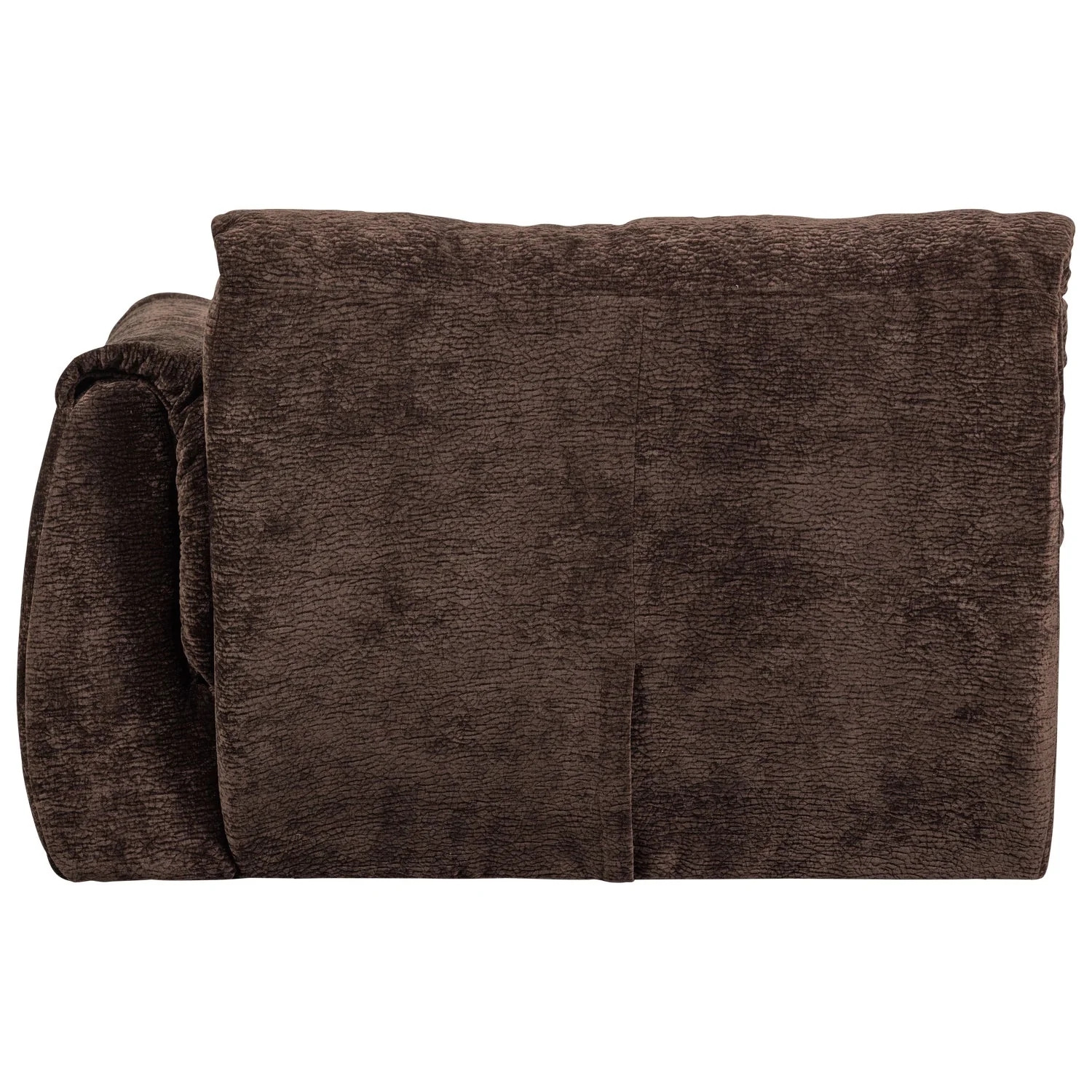 Sofa modułowa BAGGY 3D - element prawostronny ciemnobrązowy - Image 7