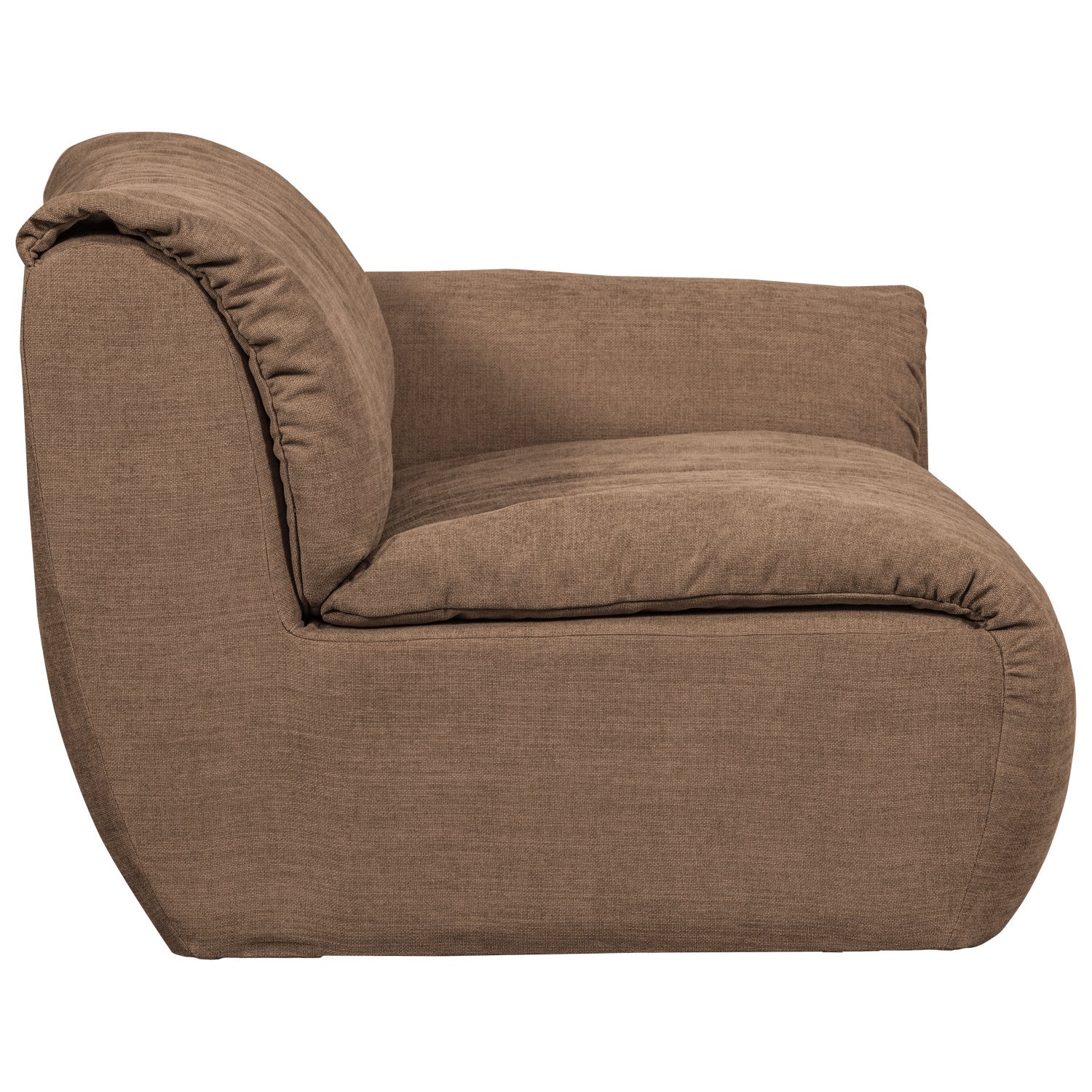 Sofa modułowa BAGGY - element prawostronny brązowy - Image 6
