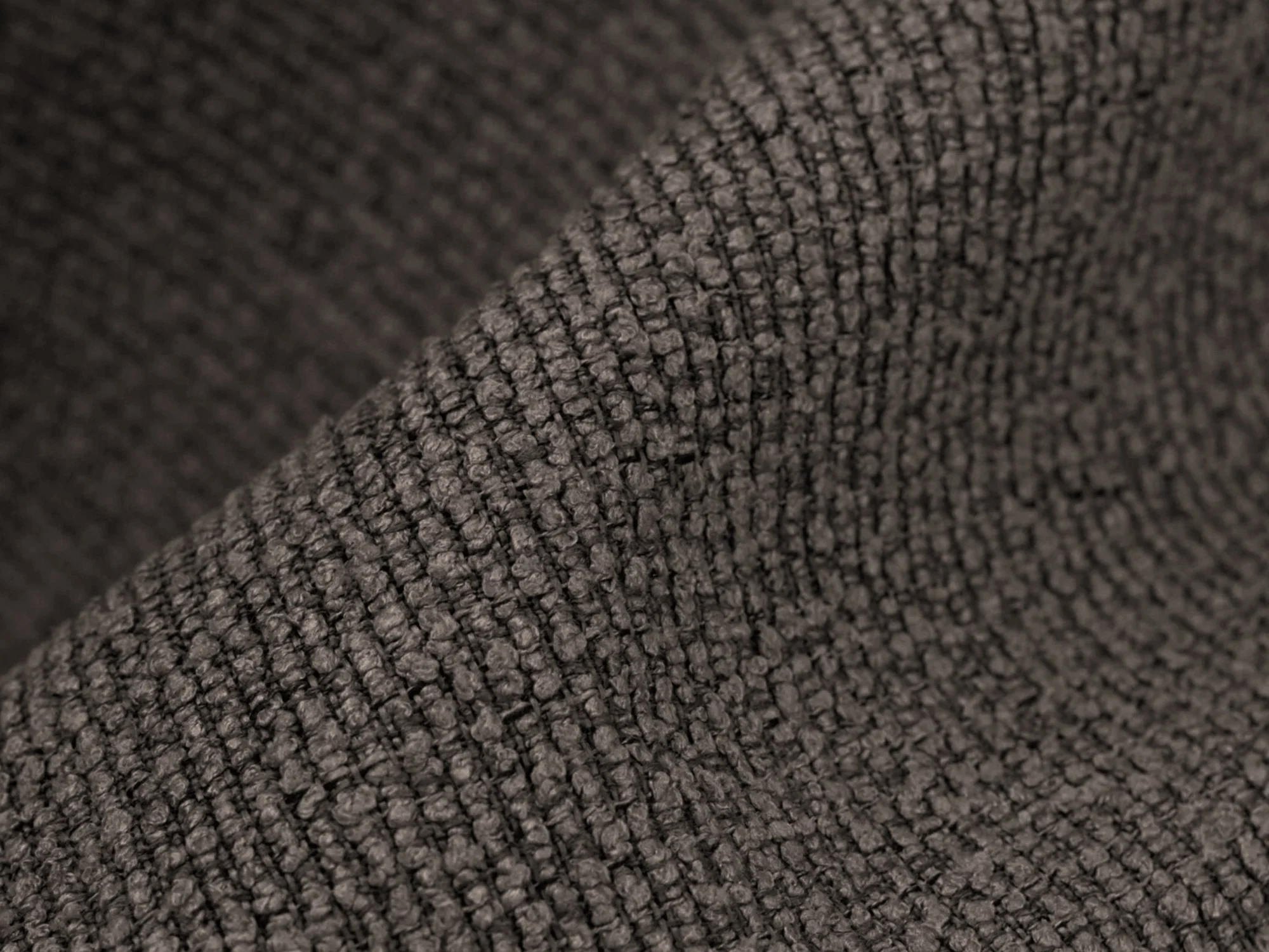 Sofa modułowa prawostronna otwarta 3-osobowa ALOHA czekoladowy boucle - Image 6