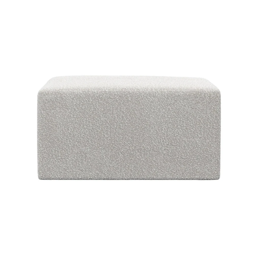 Sofa modulowa TORI - puf biały boucle