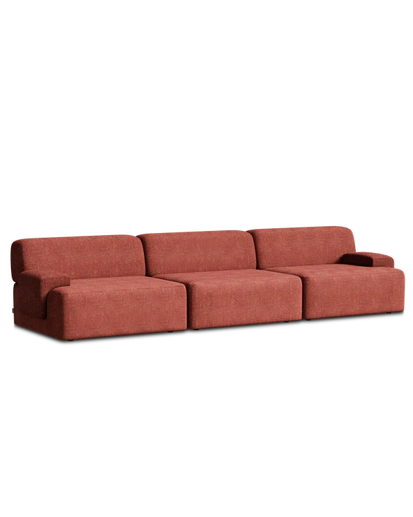 Sofa modułowa UMI - element środkowy kasztanowy czerwony - Image 4