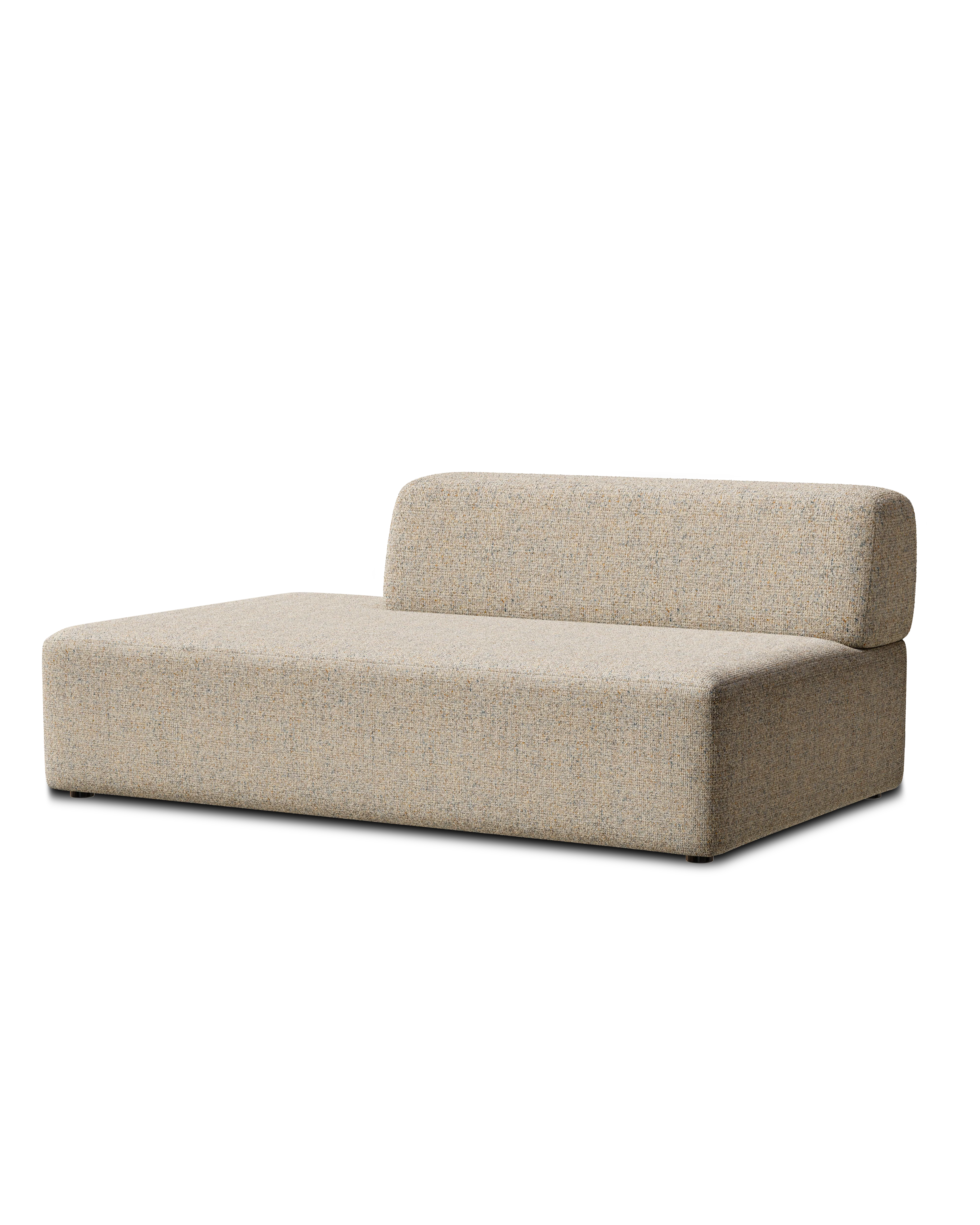 Sofa modułowa UMI - element otwarty prawostronny beżowy - Image 4