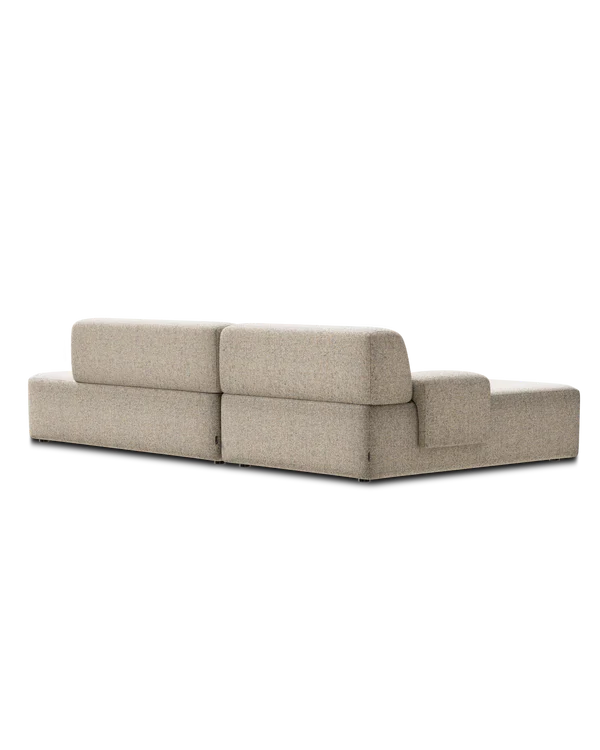 Sofa modułowa UMI - szezlong lewostronny beżowy - Image 6