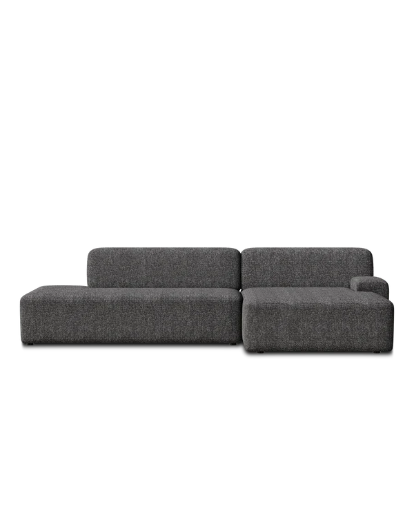 Sofa modułowa UMI - szezlong prawostronny kamienna czerń - Image 5