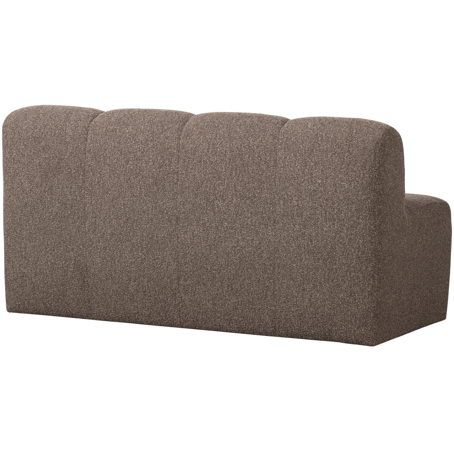 Sofa modułowa MOJO BENCH - element 3-osobowy brązowy bouclé - Image 6