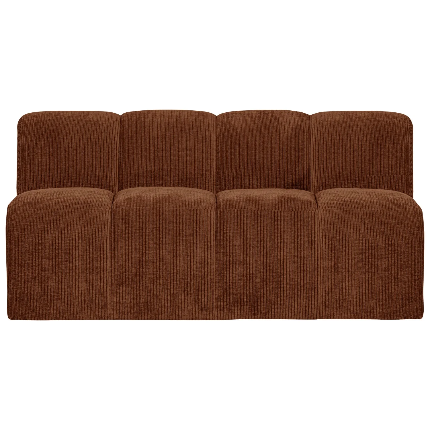 Sofa modułowa MOJO BENCH - element 3-osobowy brązowy sztruks - Image 2