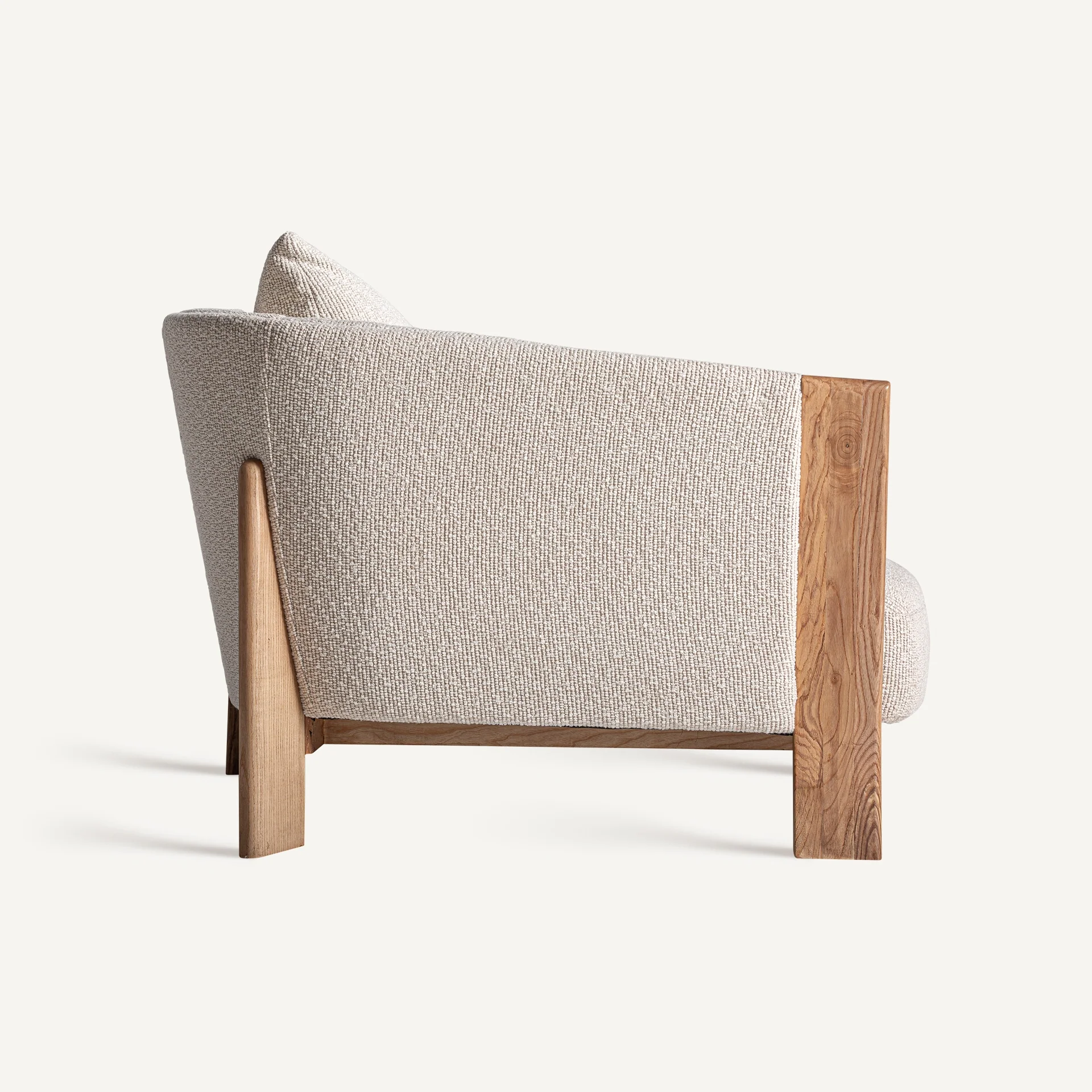 Sofa NARA beżowy z dębową podstawą - Image 4