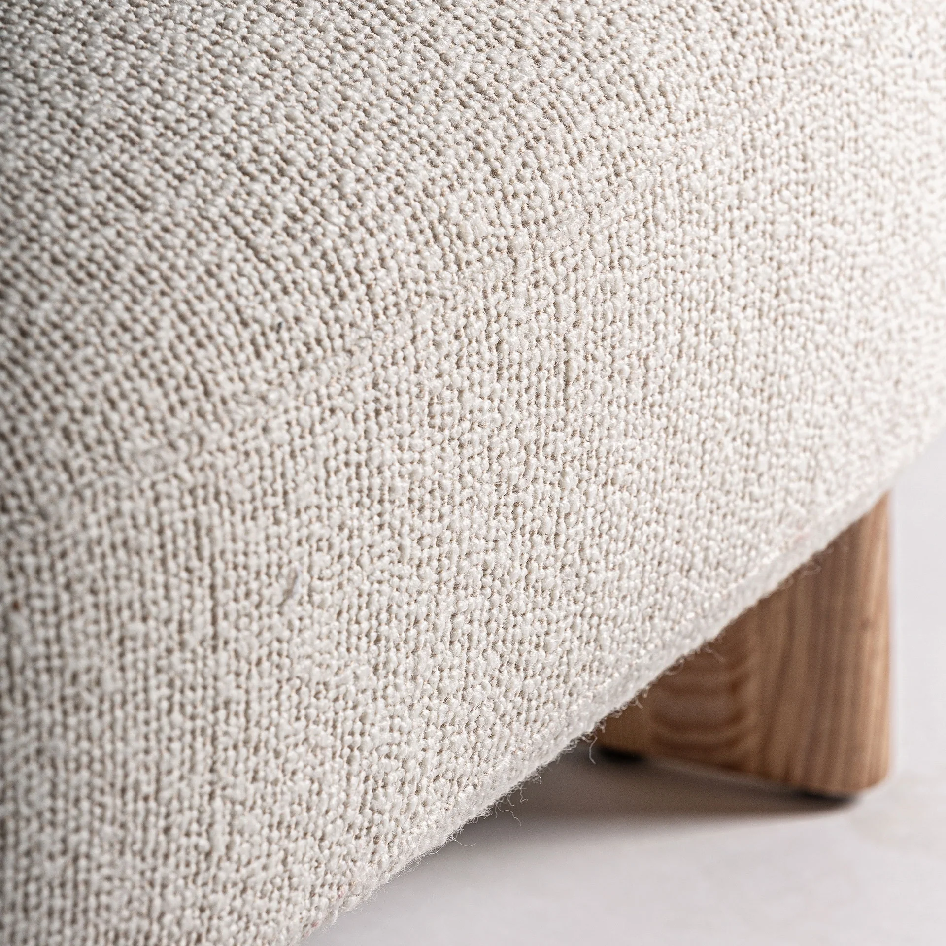 Sofa NARA beżowy z dębową podstawą - Image 6