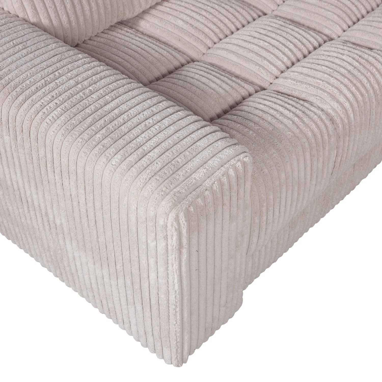 Sofa narożna lewostronna SECOND DATE kremowy sztruks - Image 5