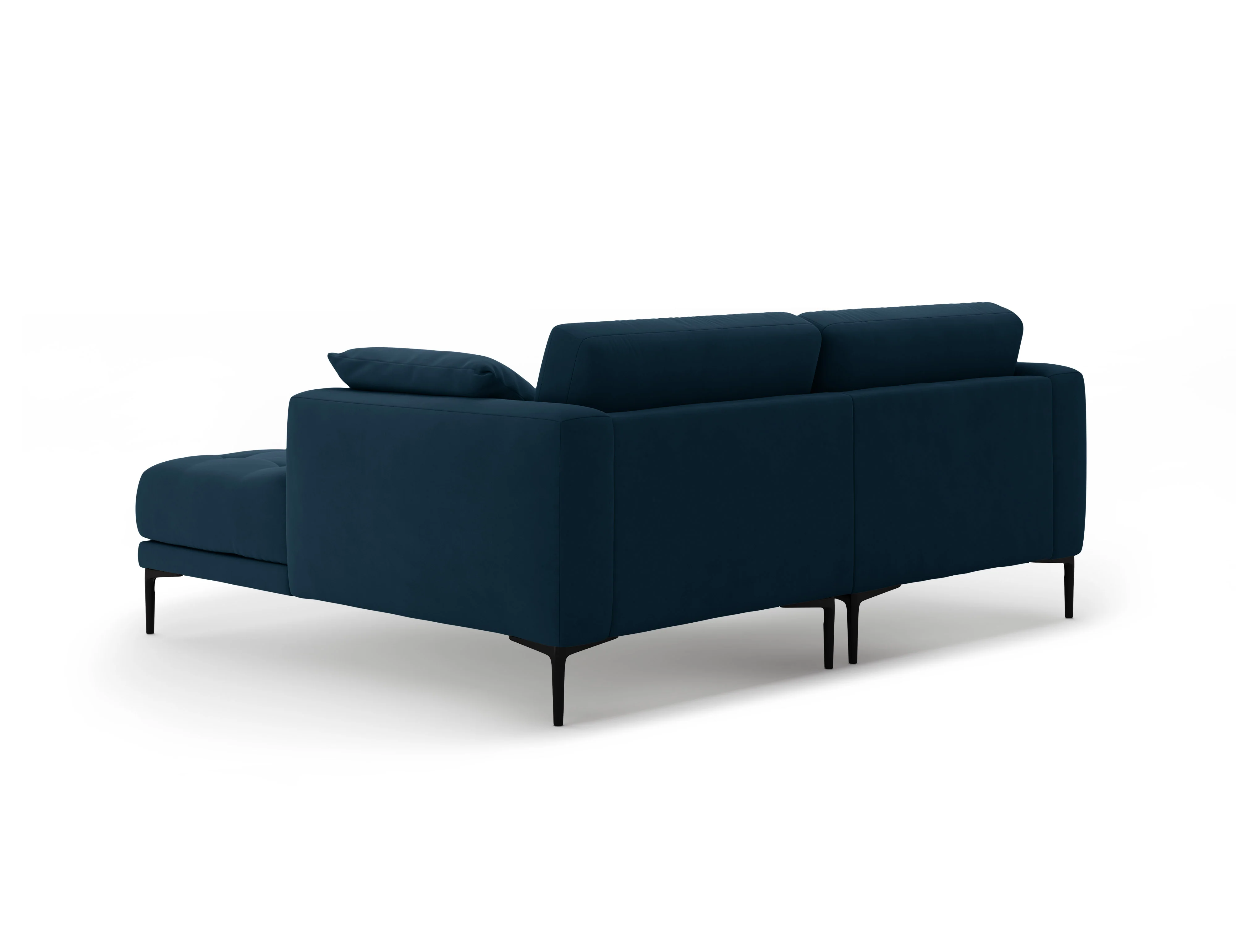 Sofa narożna prawostronna aksamitna BEMY granat królewski - Image 5