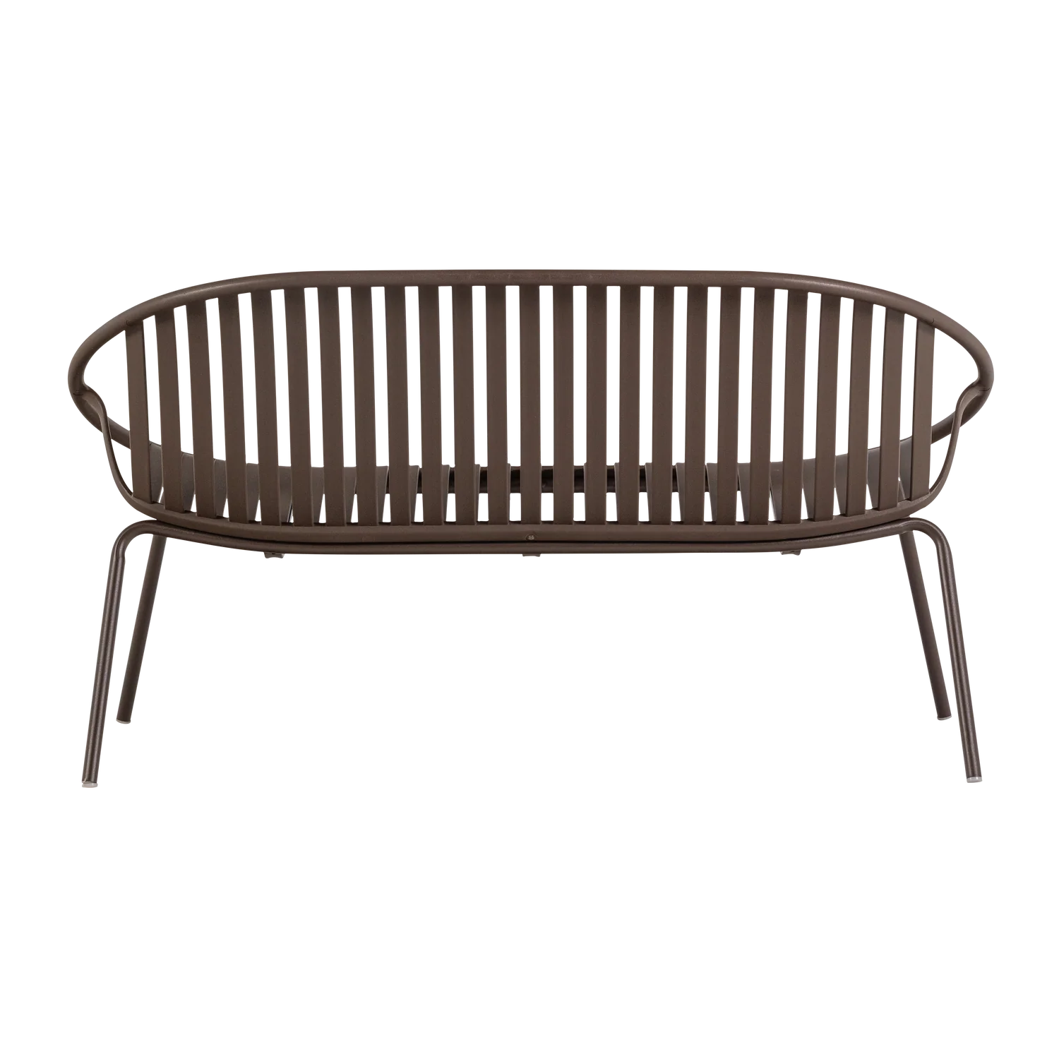 Sofa ogrodowa 2-osobowa BRUCE brązowy - Image 4