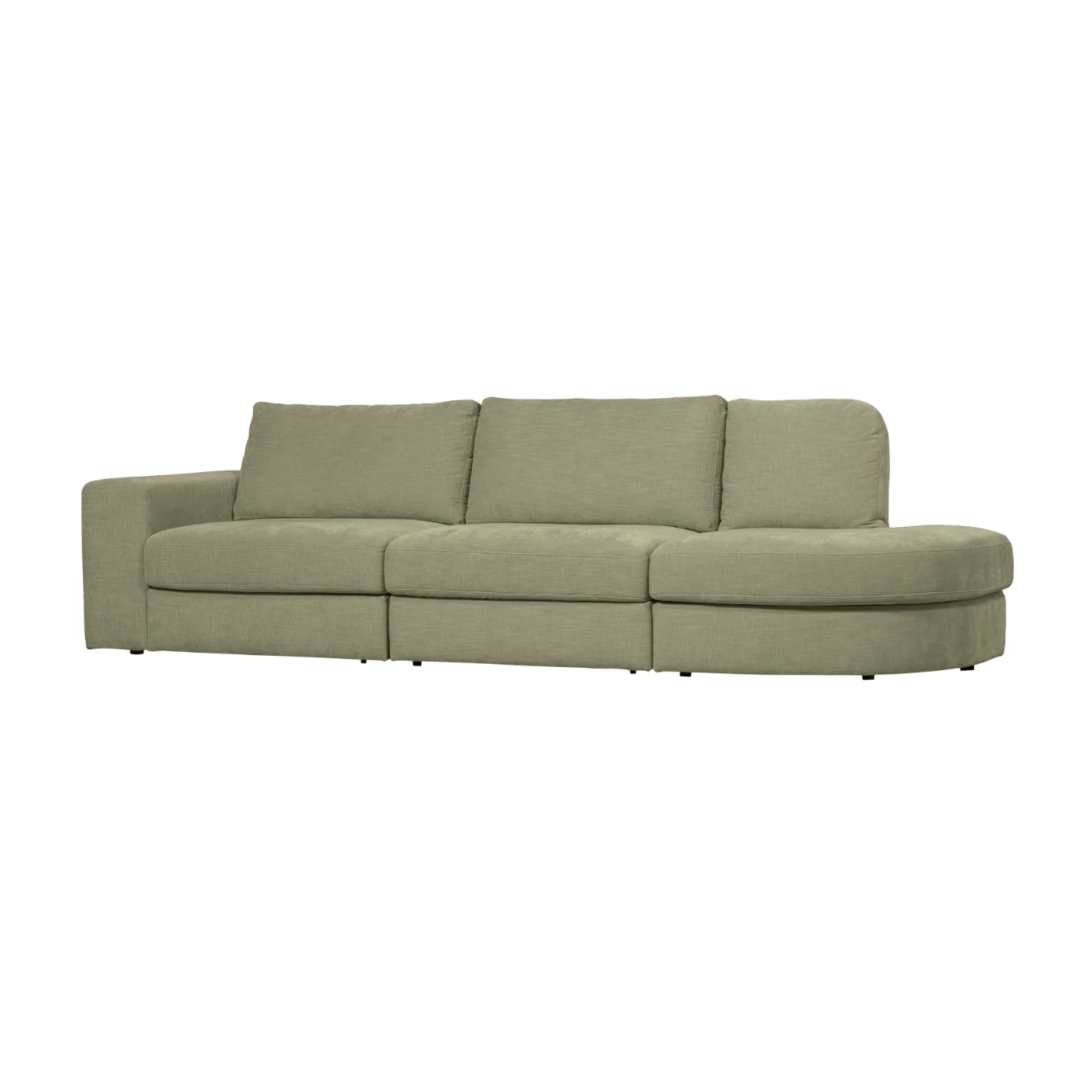 Sofa otwarta prawostronna FAMILY zielony