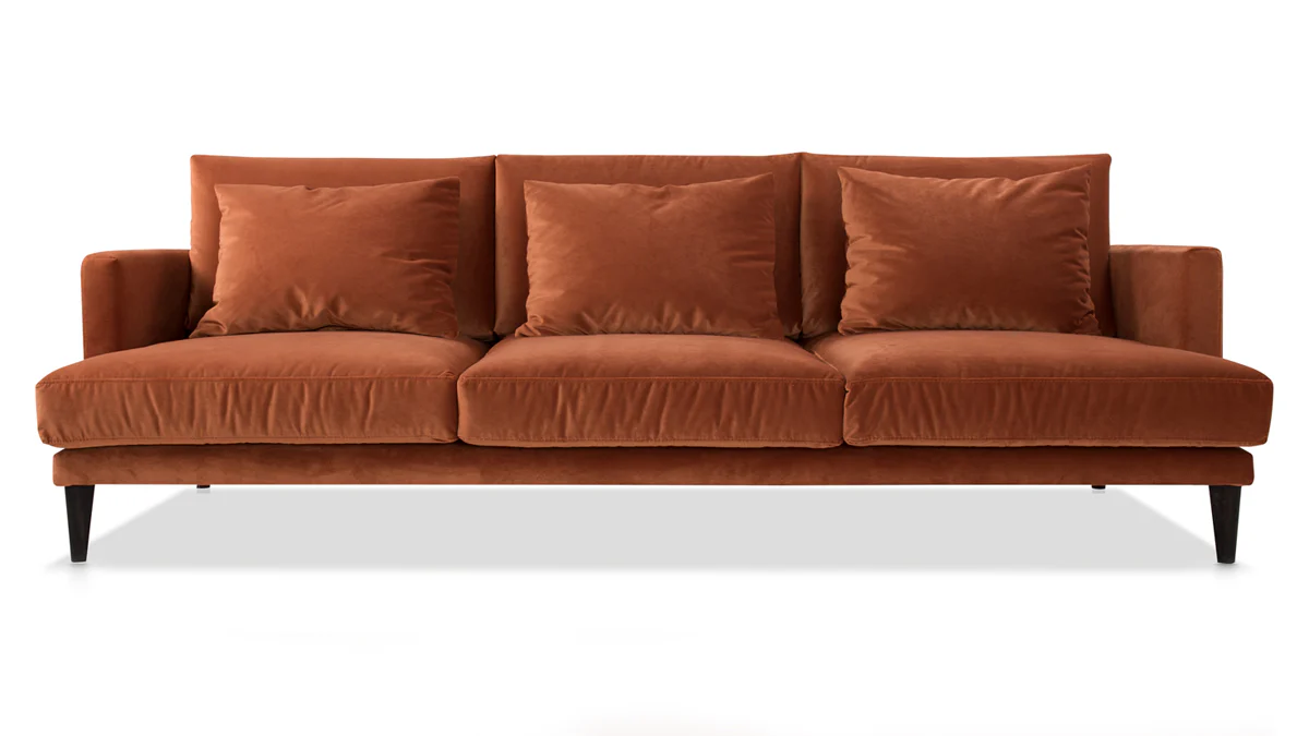 Sofa PARADISE tapicerowana z dębową podstawą - Image 5