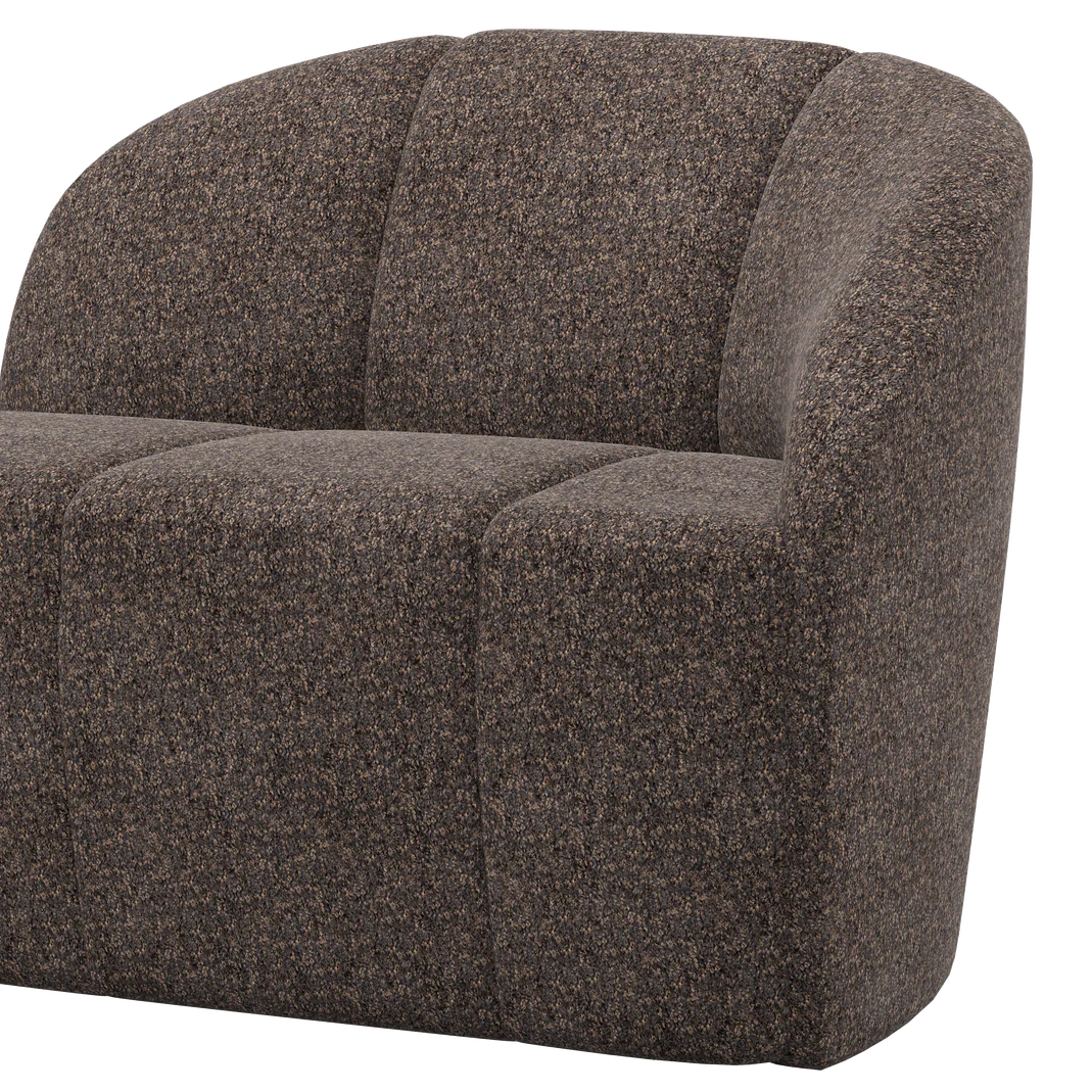 Sofa prawostronna 2-osobowa MOJO brązowy baranek - Image 2