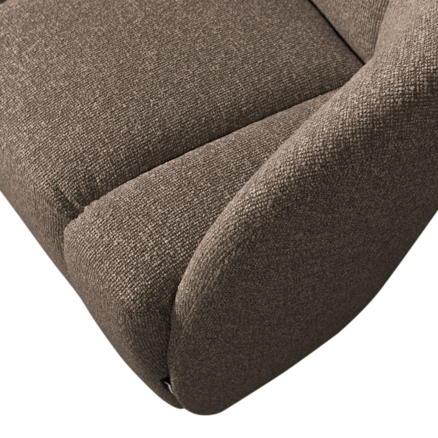 Sofa prawostronna 2-osobowa MOJO brązowy melanż boucle - Image 7