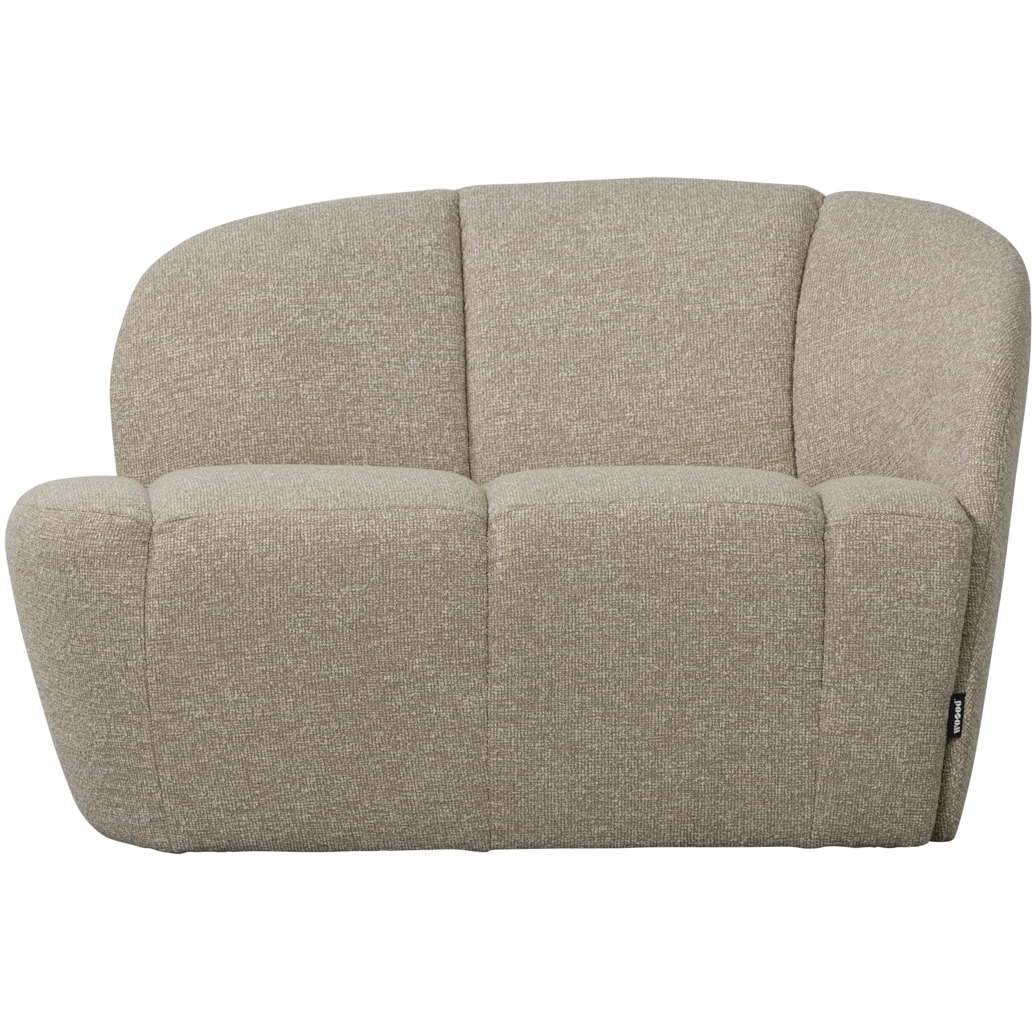 Sofa prawostronna 2-osobowa MOJO piaskowy melanż boucle - Image 4